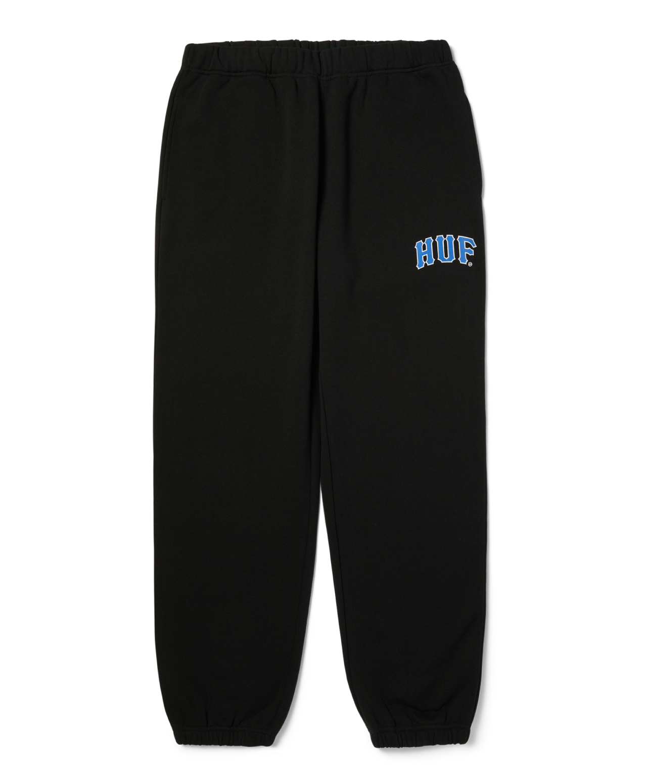 HUF ARCH FLEECE PANTS BLACK
