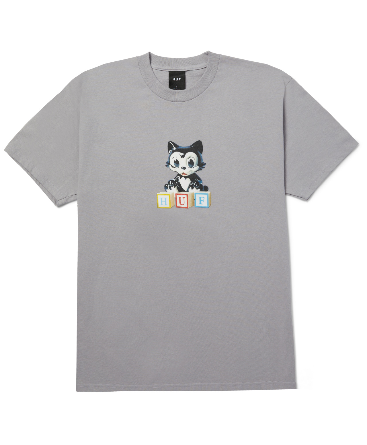 HUF BLOCKS TEE LILAC CHALK
