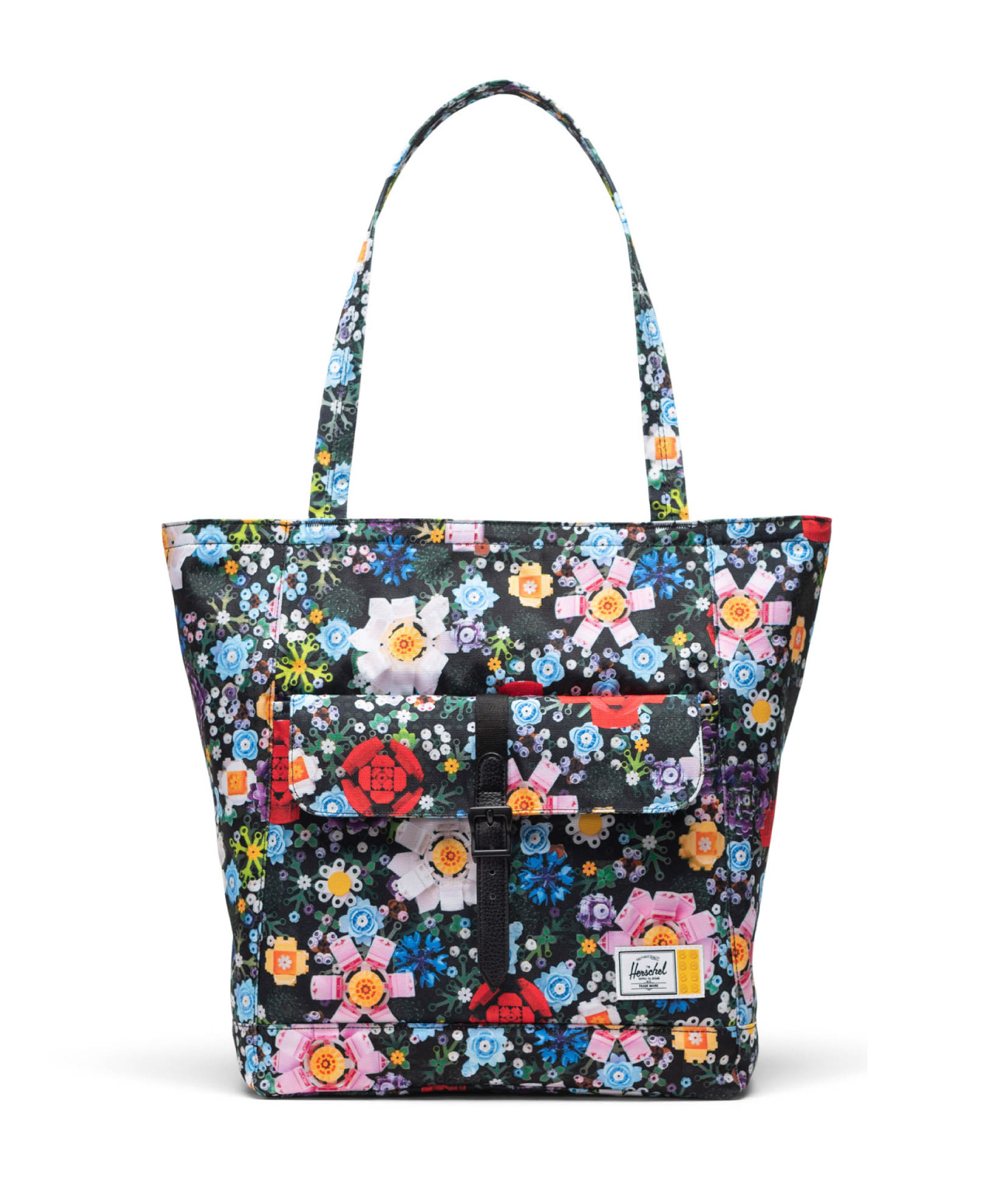 HERSCHEL X LEGO RETREAT TOTE BAG GARDEN FLORAL