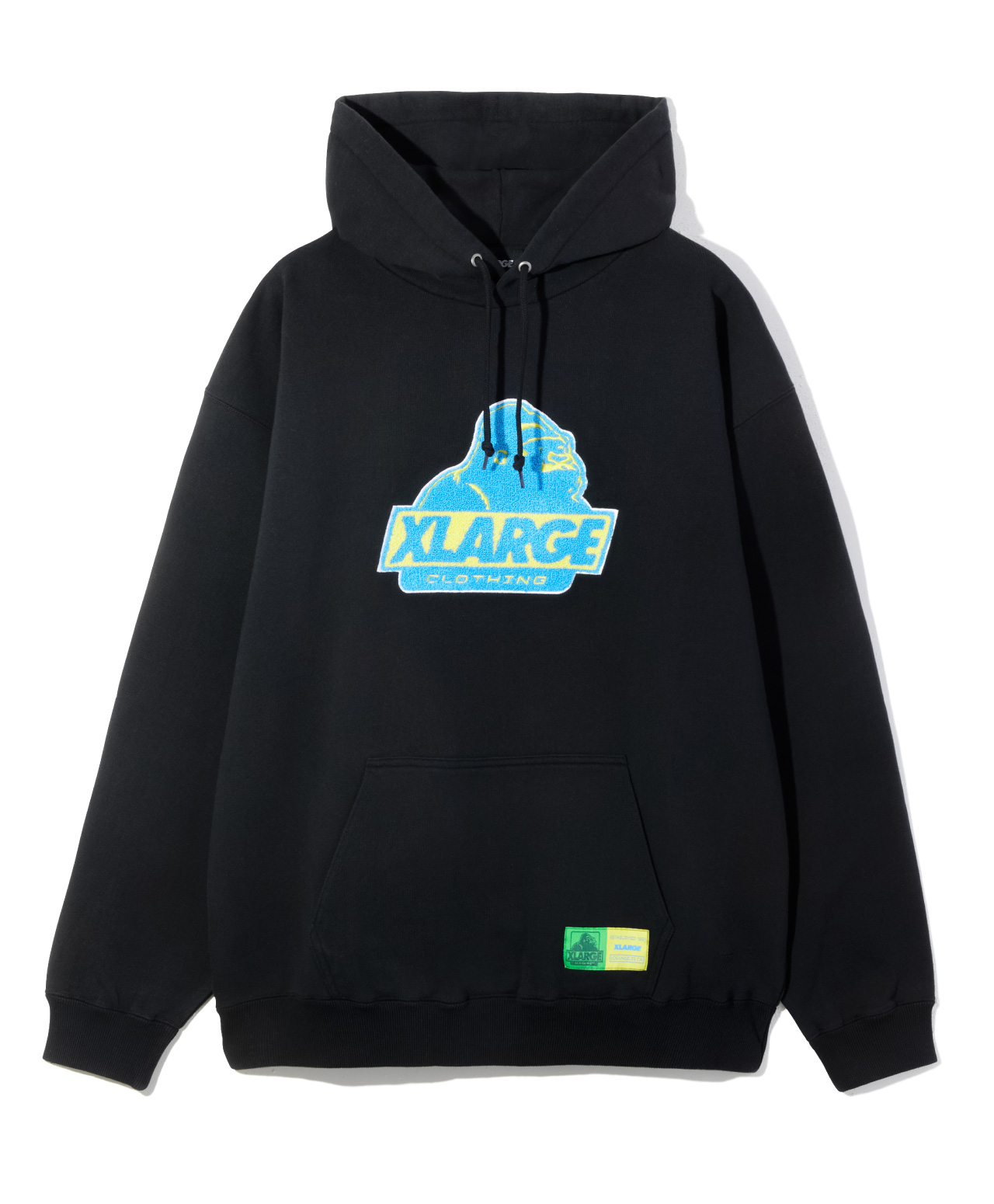 XLARGE OLD OG COLORS HOOD BLACK