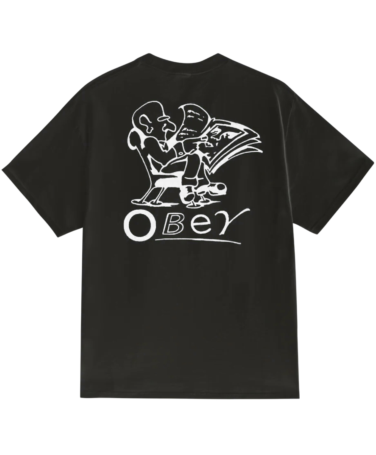 OBEY READER TEE BLACK