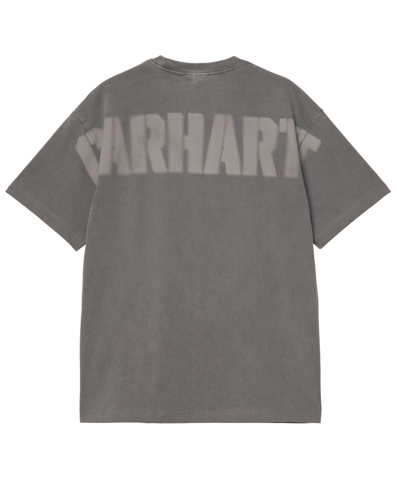 CARHARTT WIP RGGD TEE BLACK GARMENT DYED