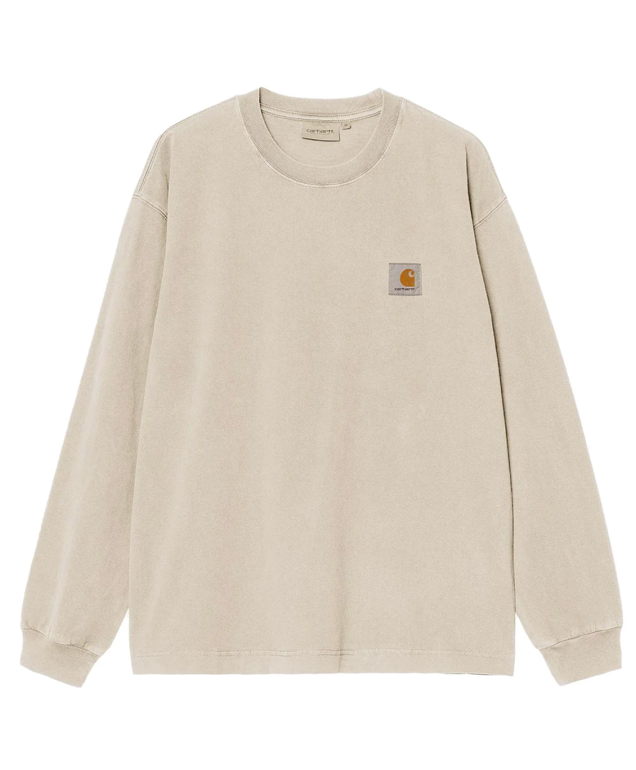 CARHARTT WIP VISTA LONG SLEEVE FLEUR DE SEL GARMENT DYED
