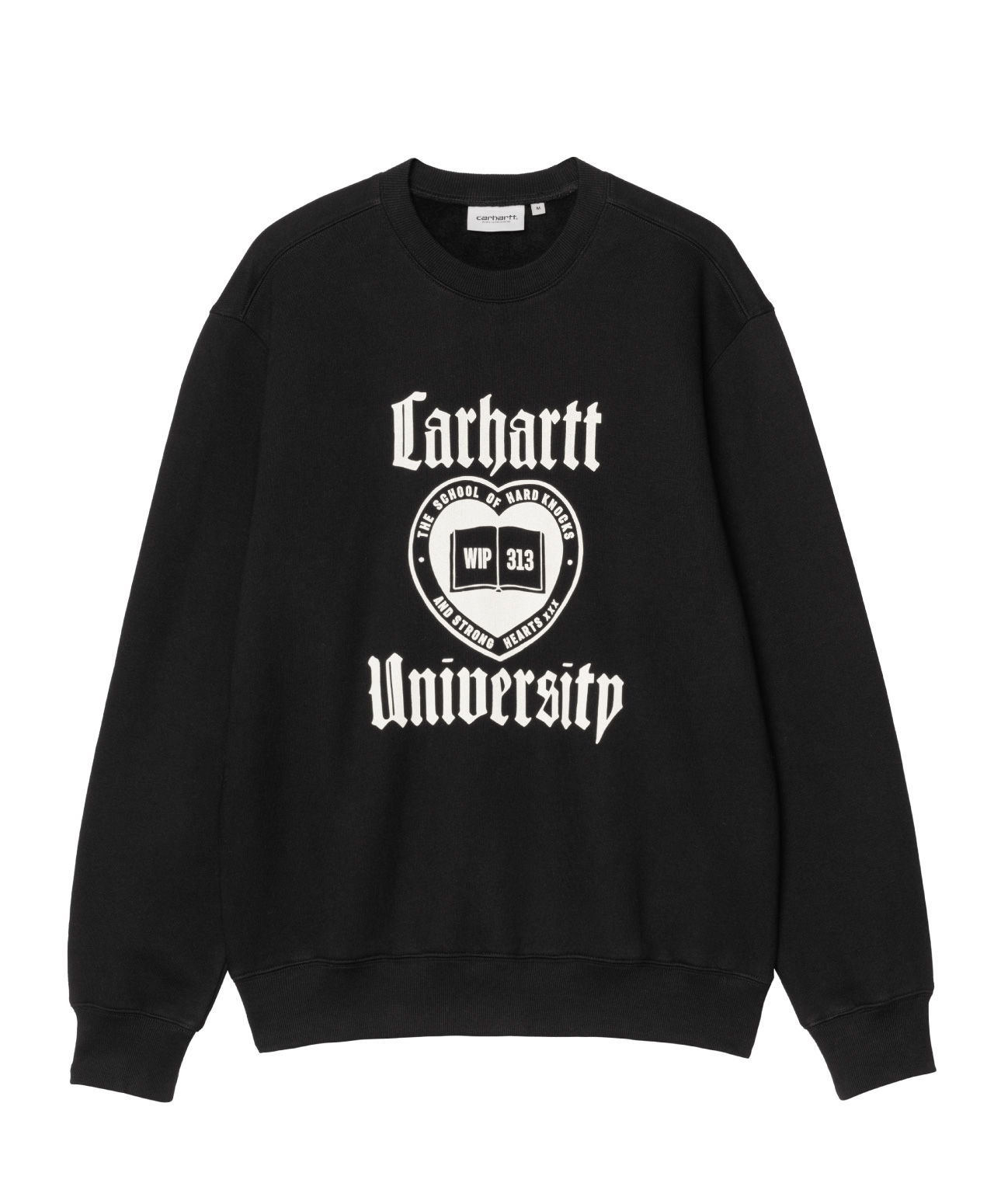 CARHARTT WIP SCHOOLING CREW BLACK