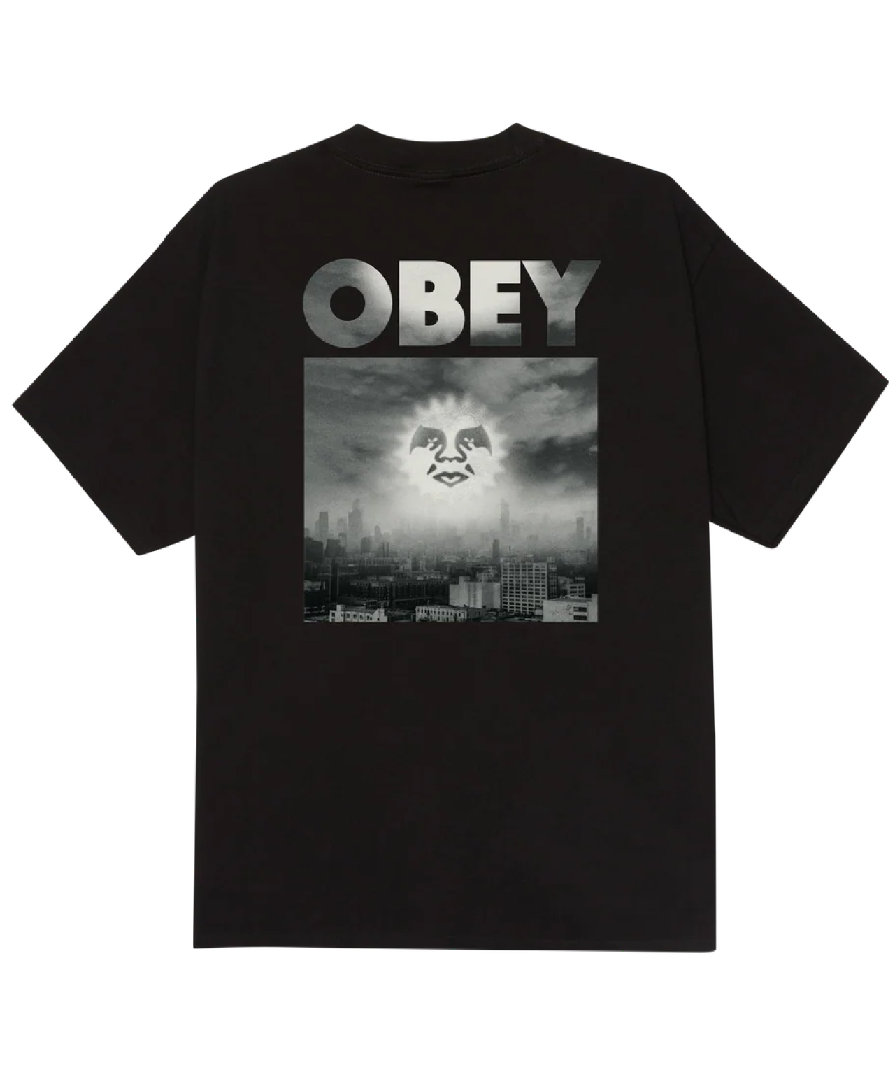 OBEY SMOG CITY TEE BLACK