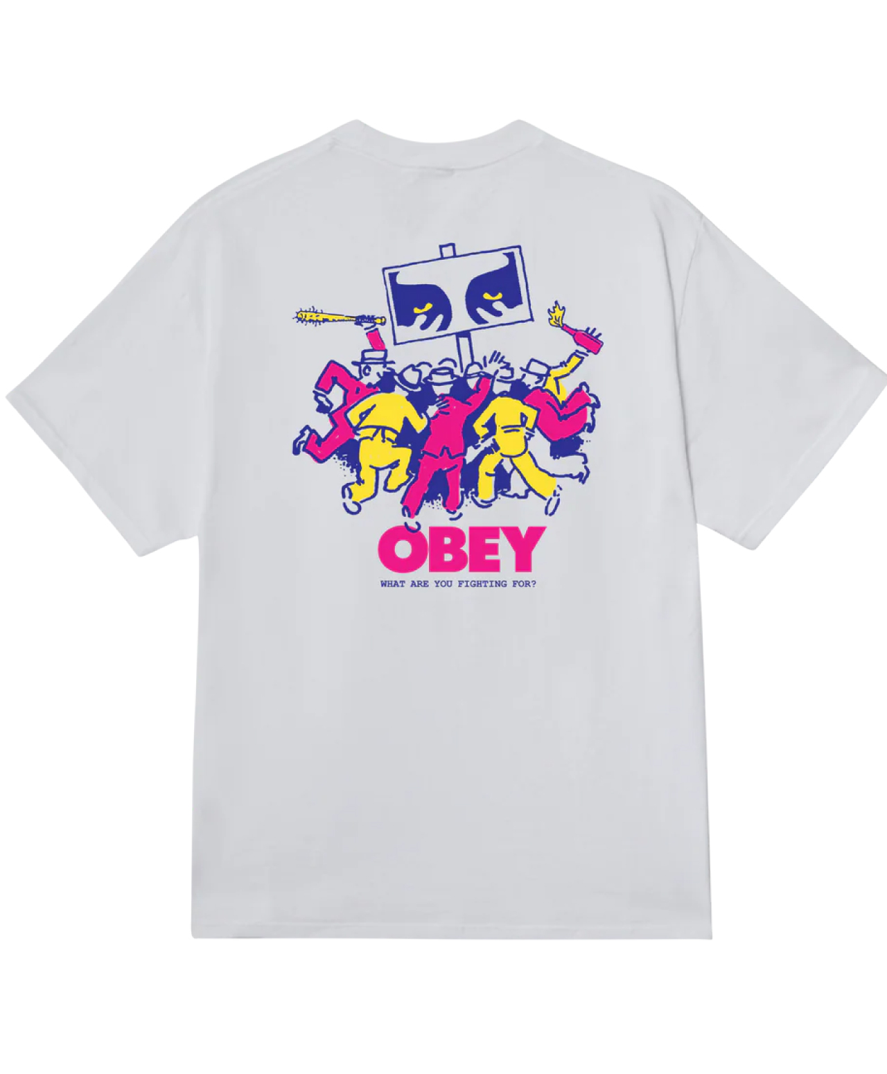 OBEY STEADY MOBBIN TEE WHITE