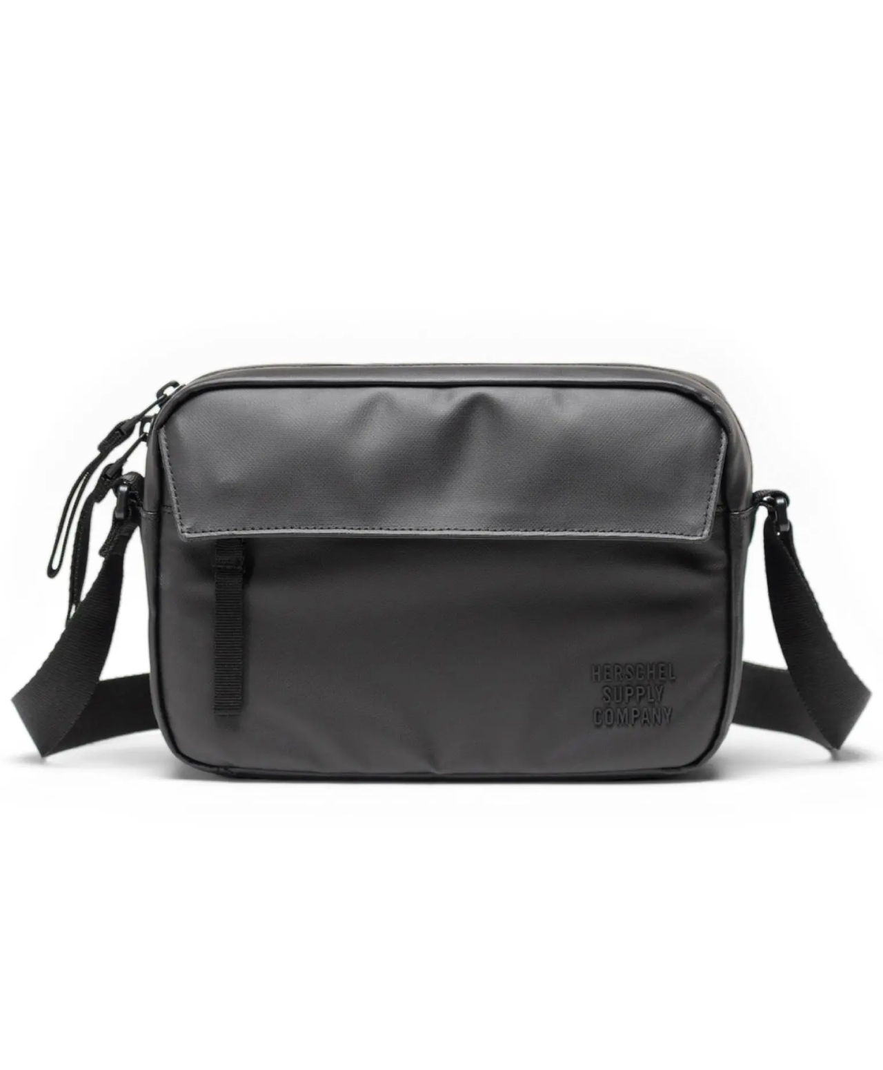 HERSCHEL ALBERNI WEATHER RESISTANT CROSSBODY BAG BLACK