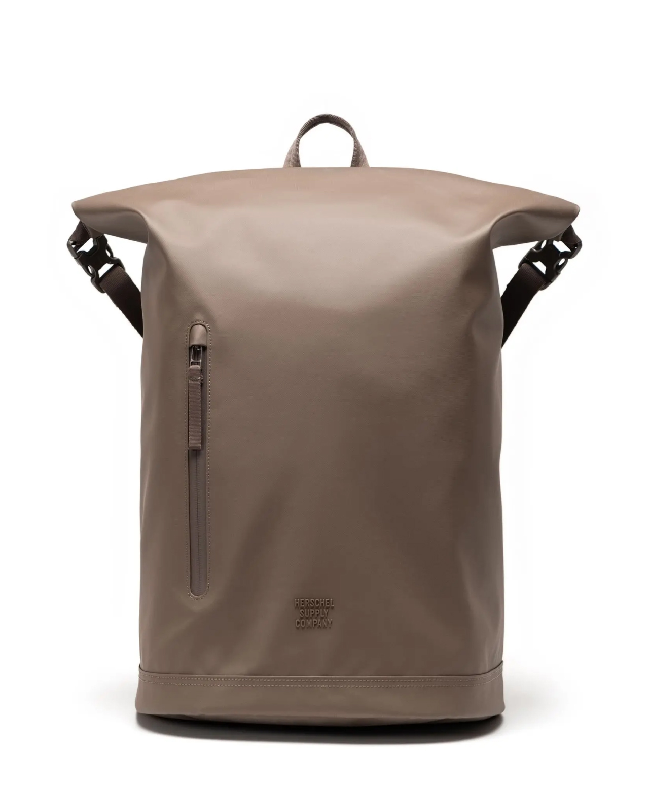 HERSCHEL ROLL TOP WEATHER RESISTANT BACKPACK MAJOR BROWN