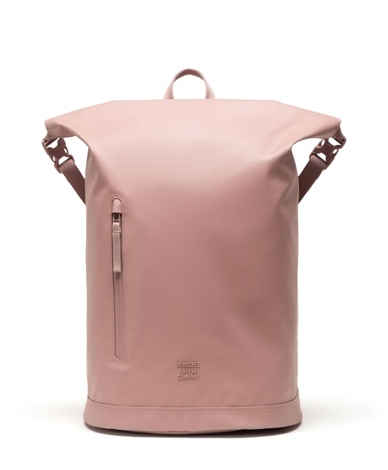 HERSCHEL ROLL TOP WEATHER RESISTANT BACKPACK ASH ROSE