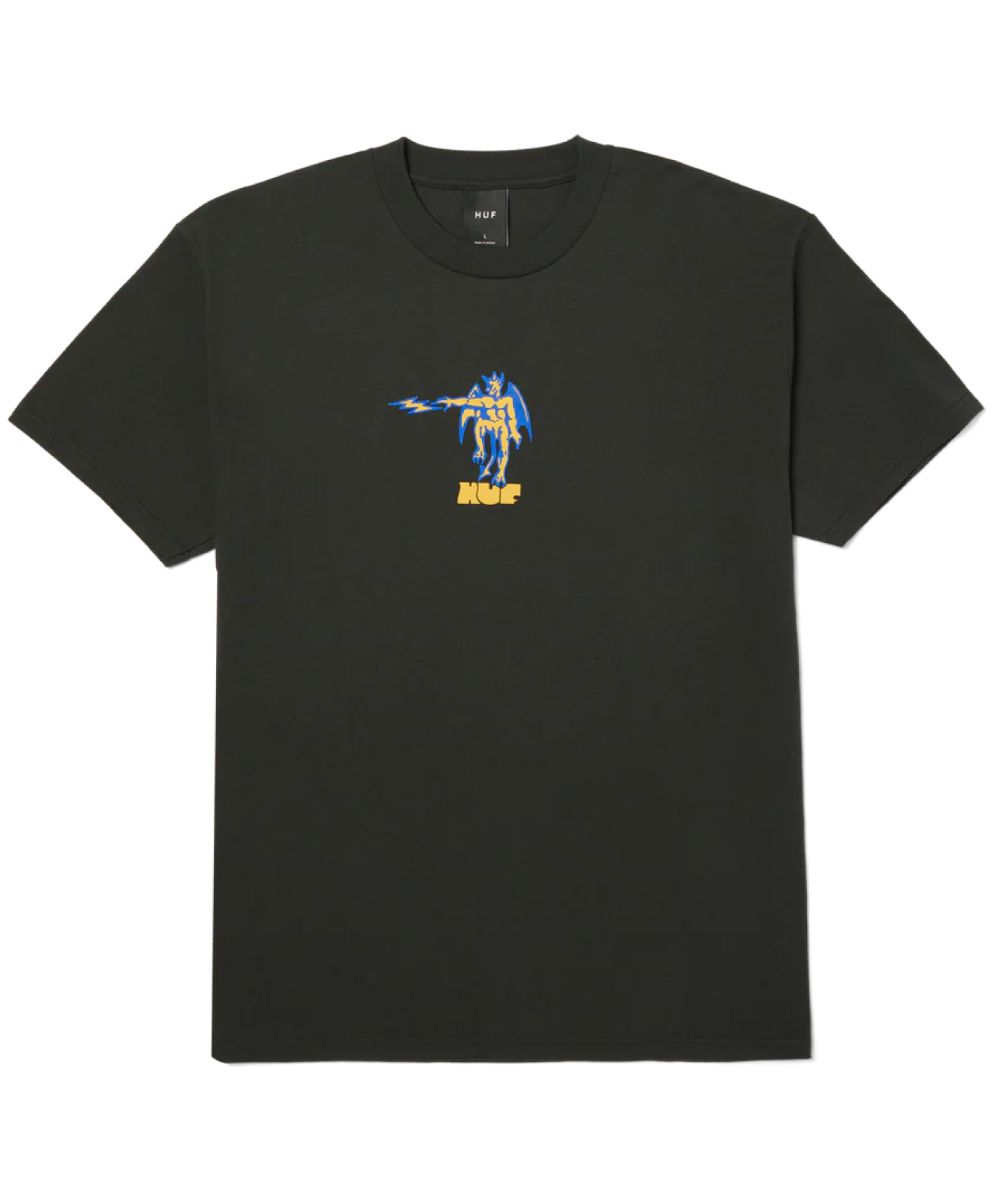HUF HEAVENLY TEE VINTAGE BLACK