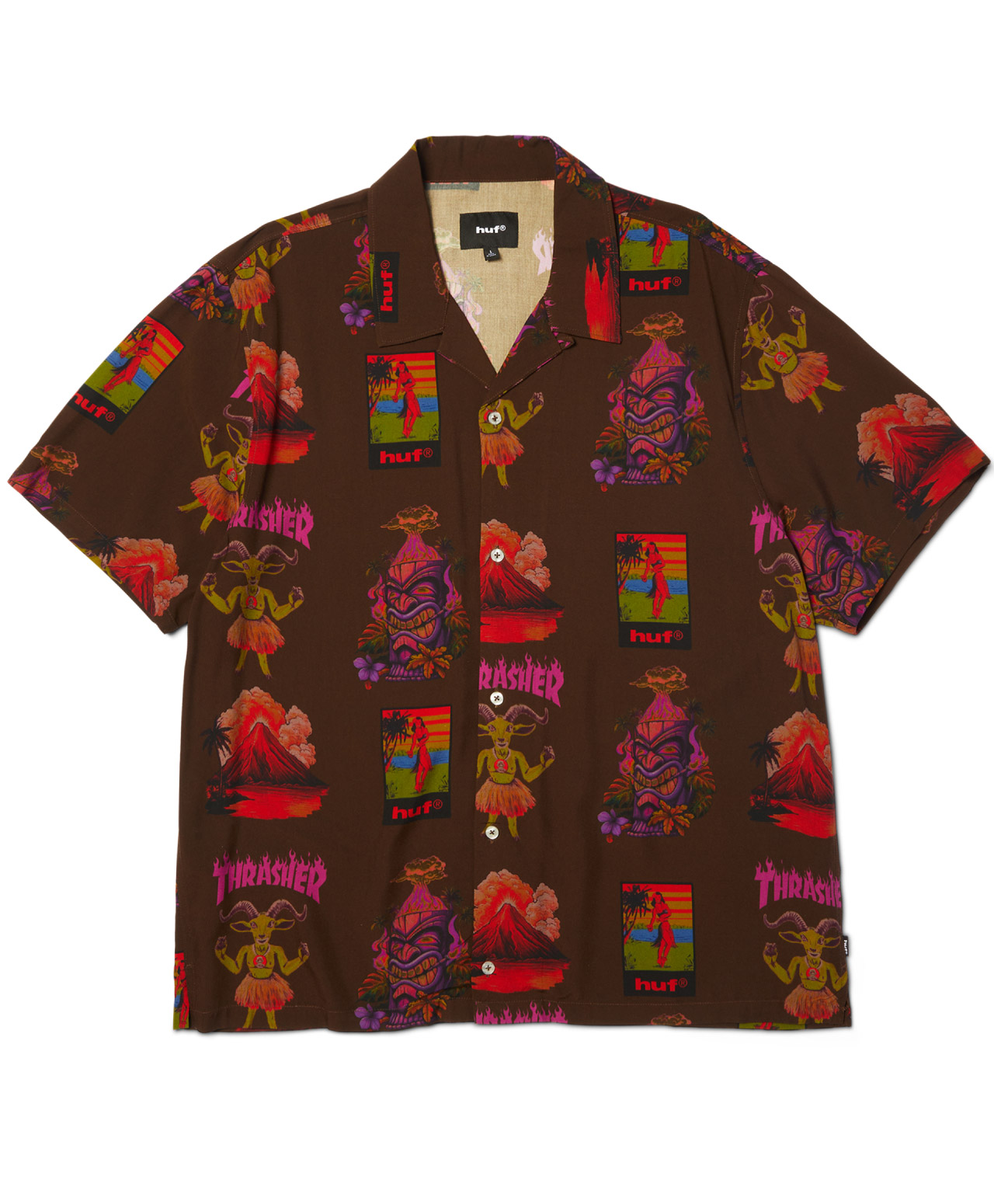 HUF X THRASHER HAWAIIAN SHIRT MULTI