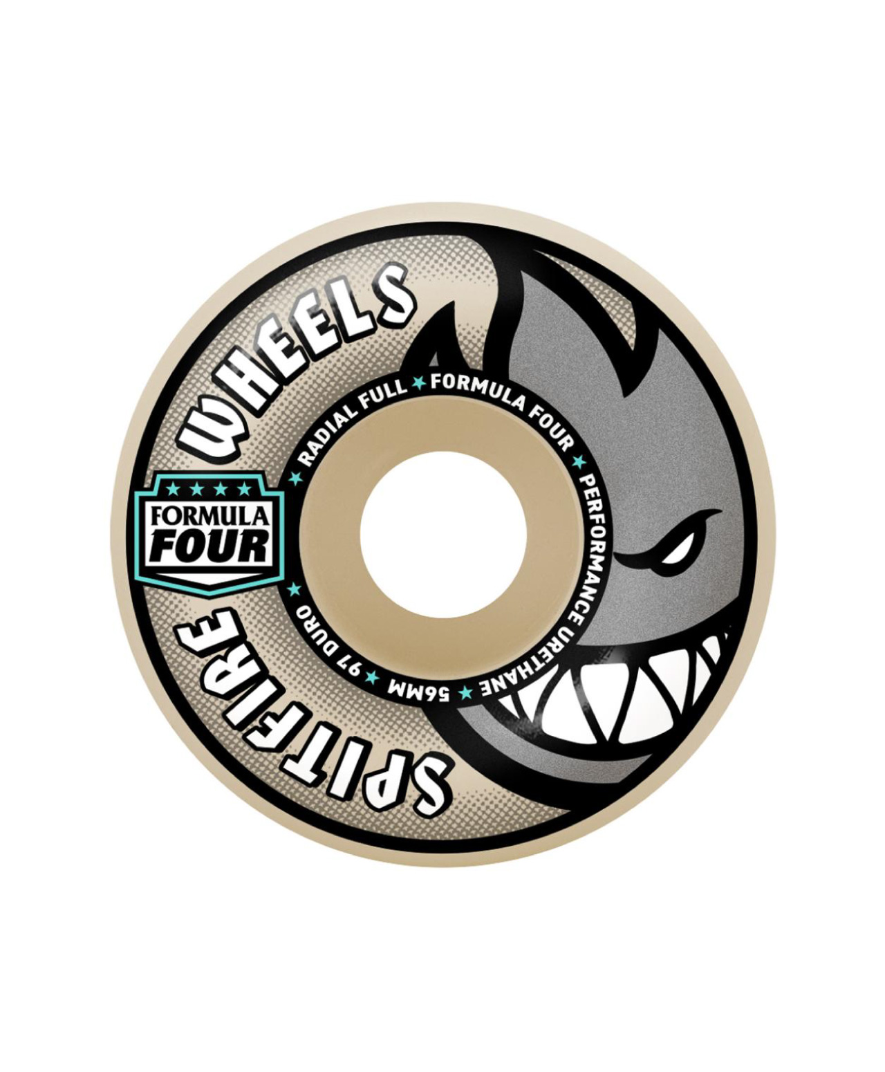 SPITFIRE FORMULA FOUR WHEELS RADIAL FULL 97 58MM NATURAL