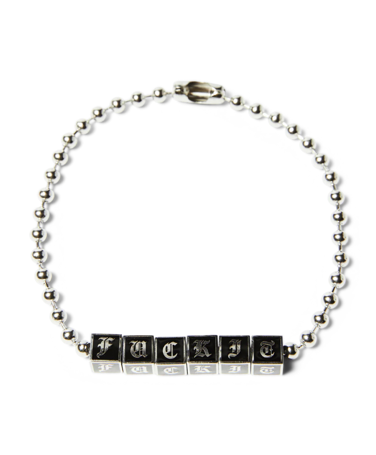 HUF BLOCKS BRACELET SILVER