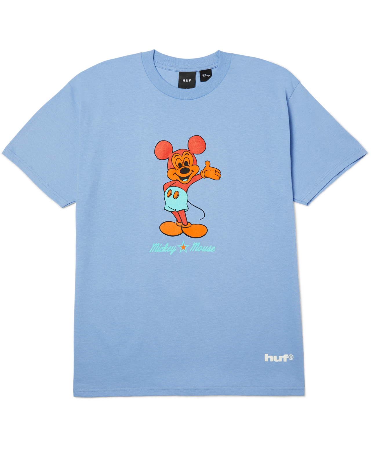HUF X MICKEY MOUSE GREETINGS TEE DIGITAL VIOLET