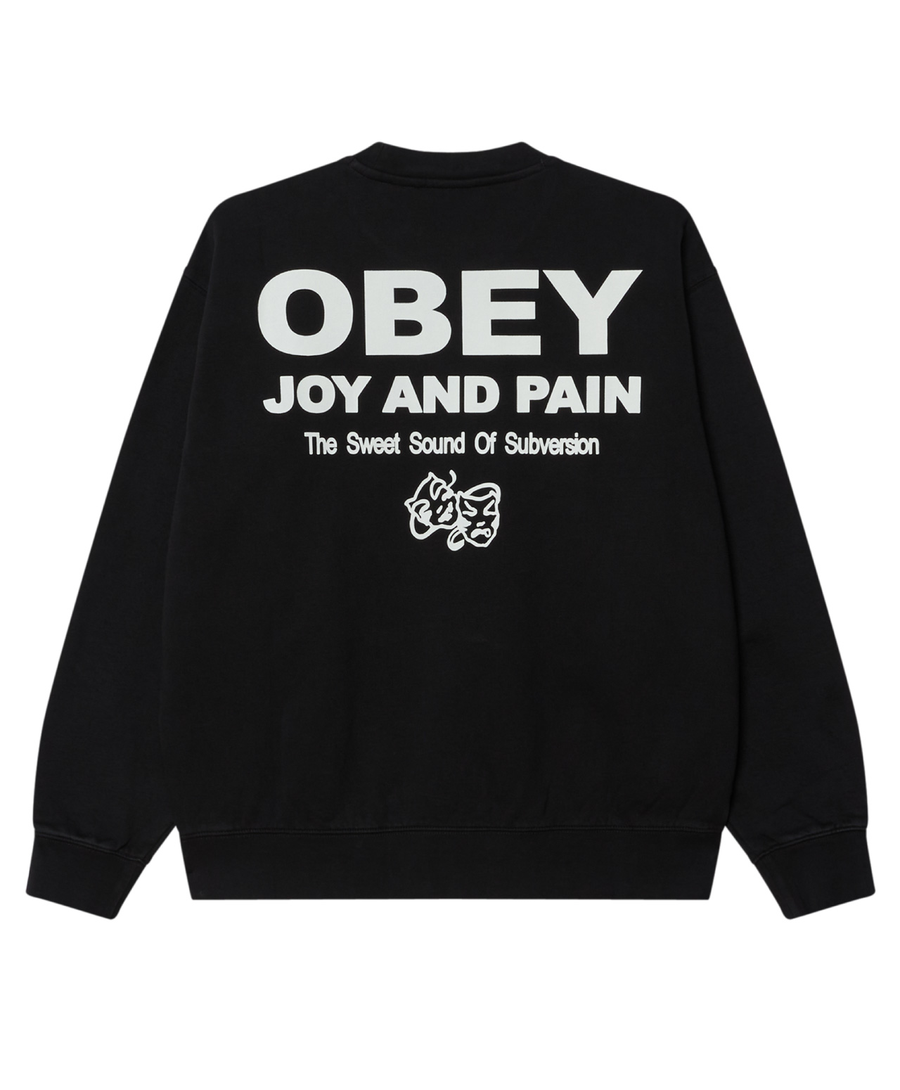 OBEY JOY CREW DIGITAL BLACK FADED WASH