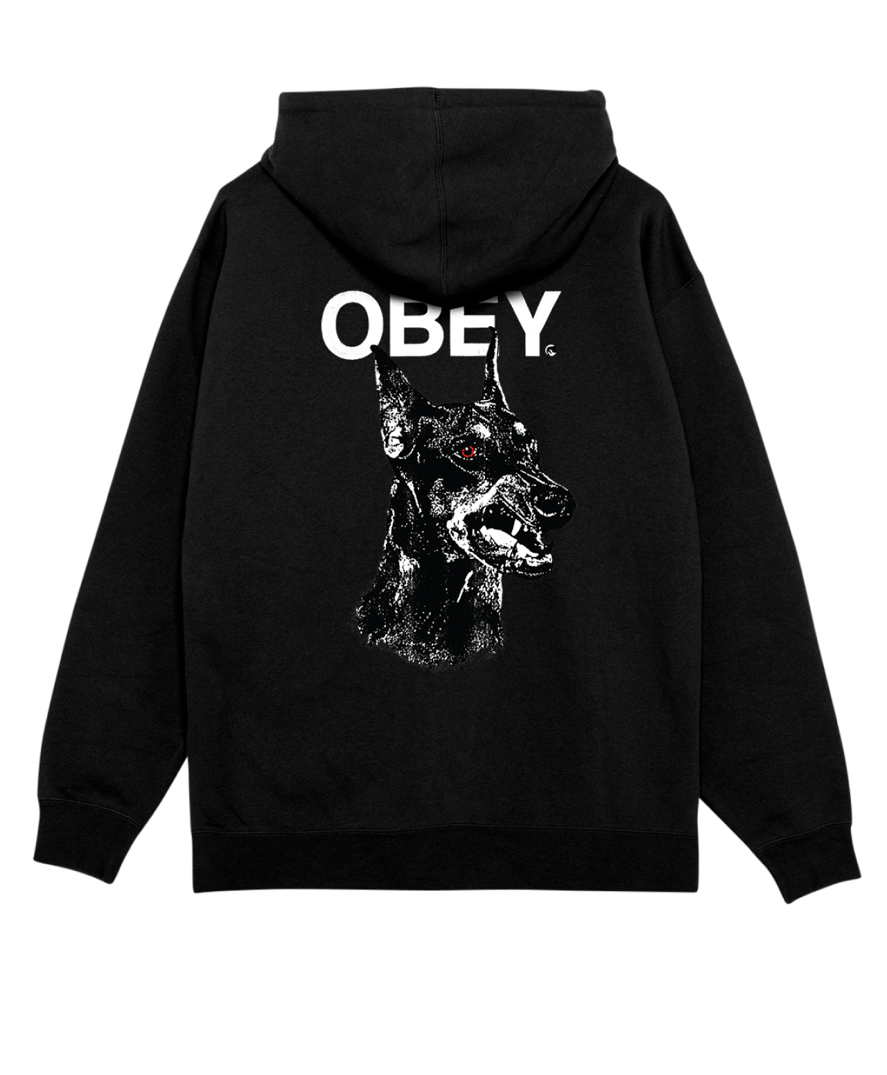 OBEY DOBERMAN HOOD BLACK