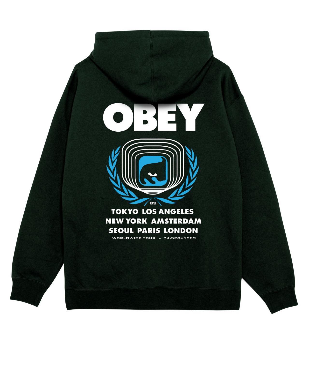 OBEY ICON EYE WREATH HOOD BOTANICAL GARDEN