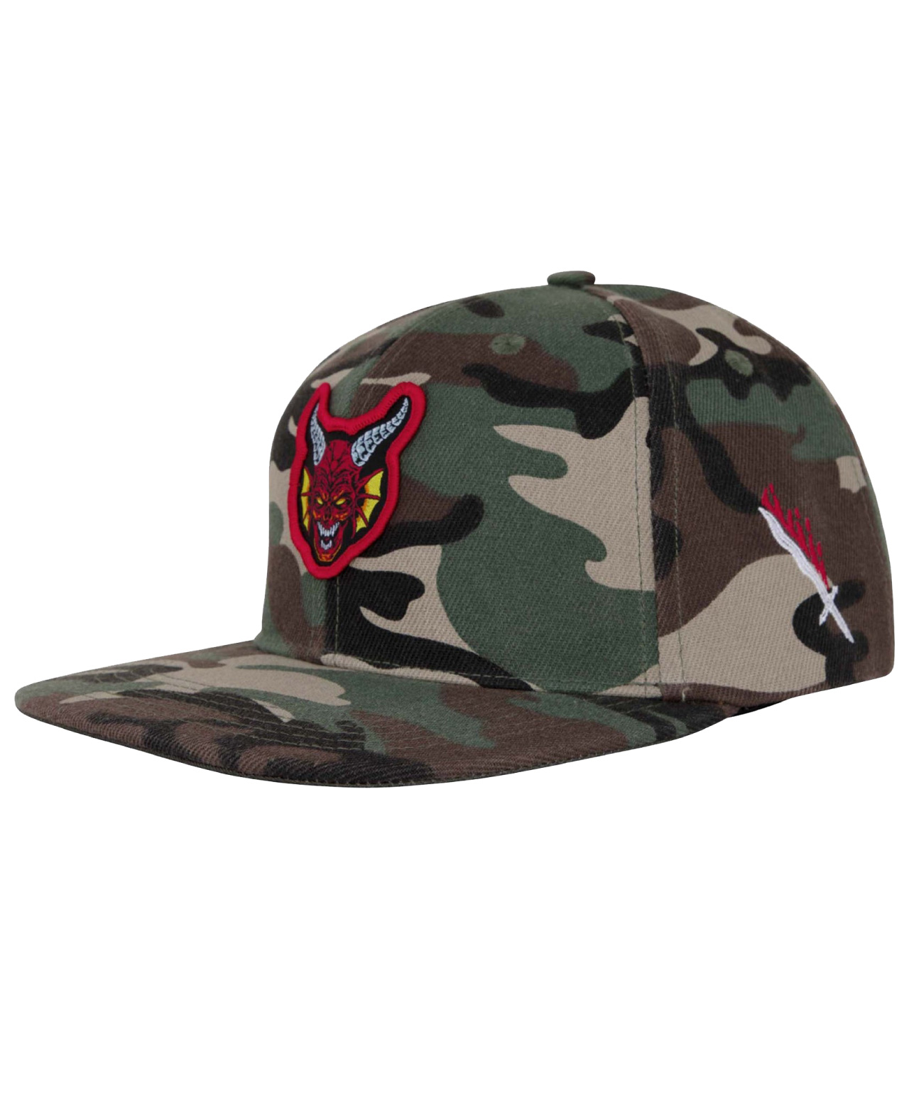 SANTA CRUZ X STRANGER THINGS SNAPBACK CAMO