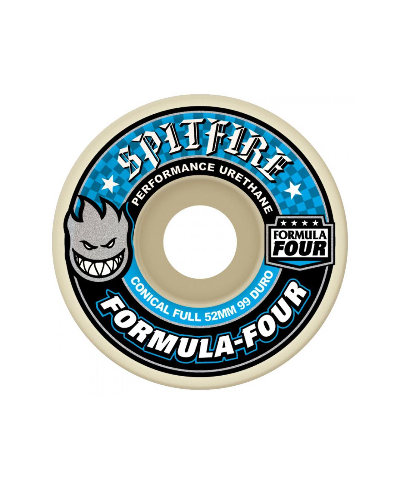 SPITFIRE FORMULA FOUR WHEELS CONICAL 99DU 52MM NATURAL