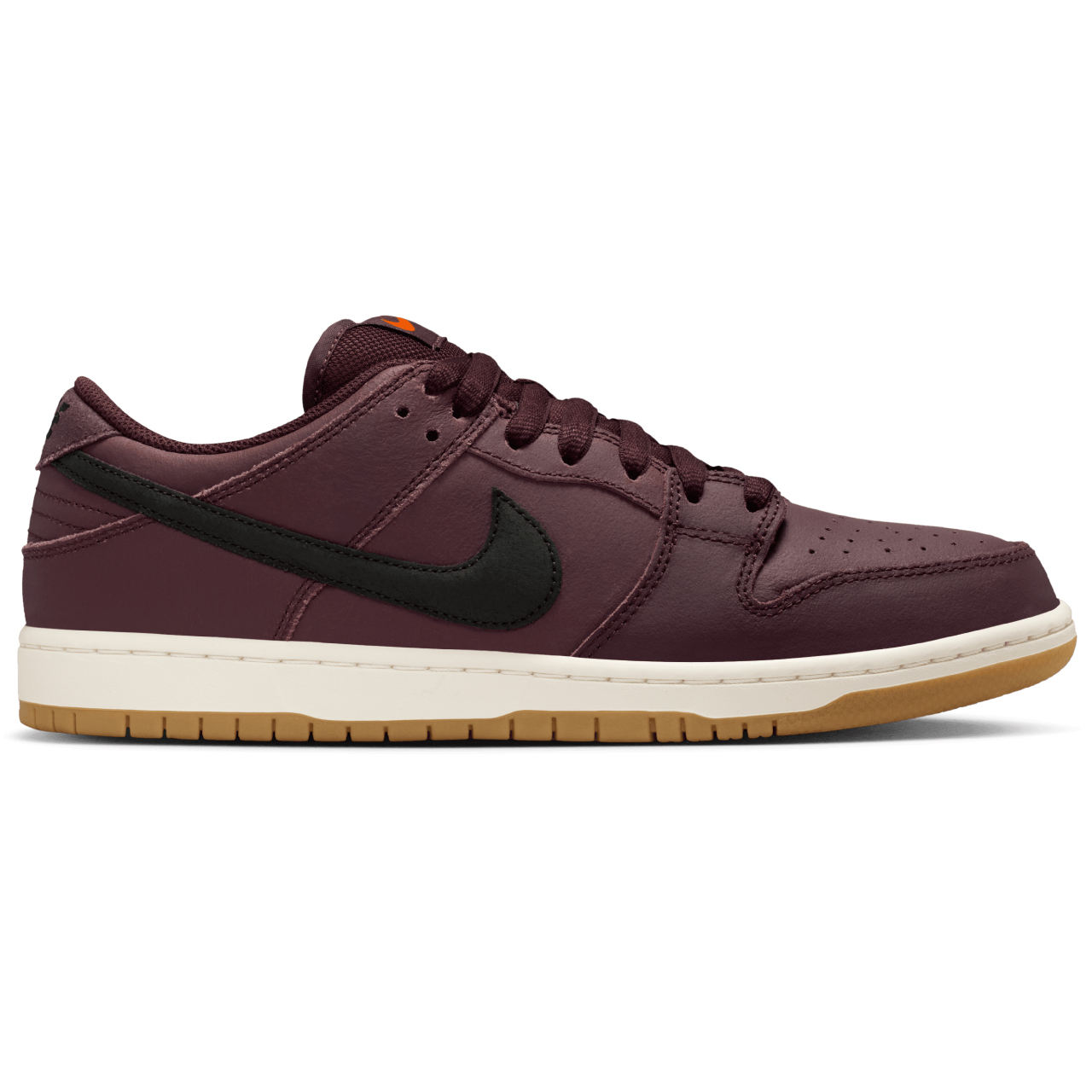 NIKE SB ORANGE LABEL DUNK LOW PRO BURGUNDY CRUSH/BLACK-MYSTIC DATES-SAIL