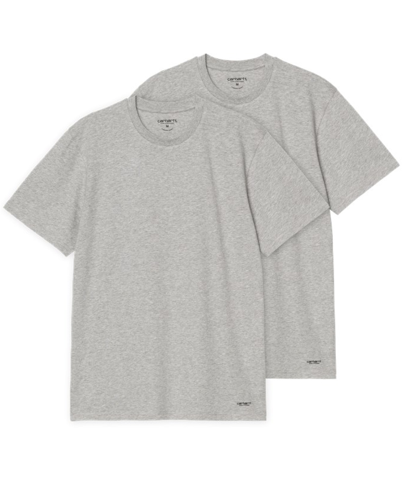 CARHARTT WIP STANDARD CREW NECK TEE 2-PACK GREY HEATHER
