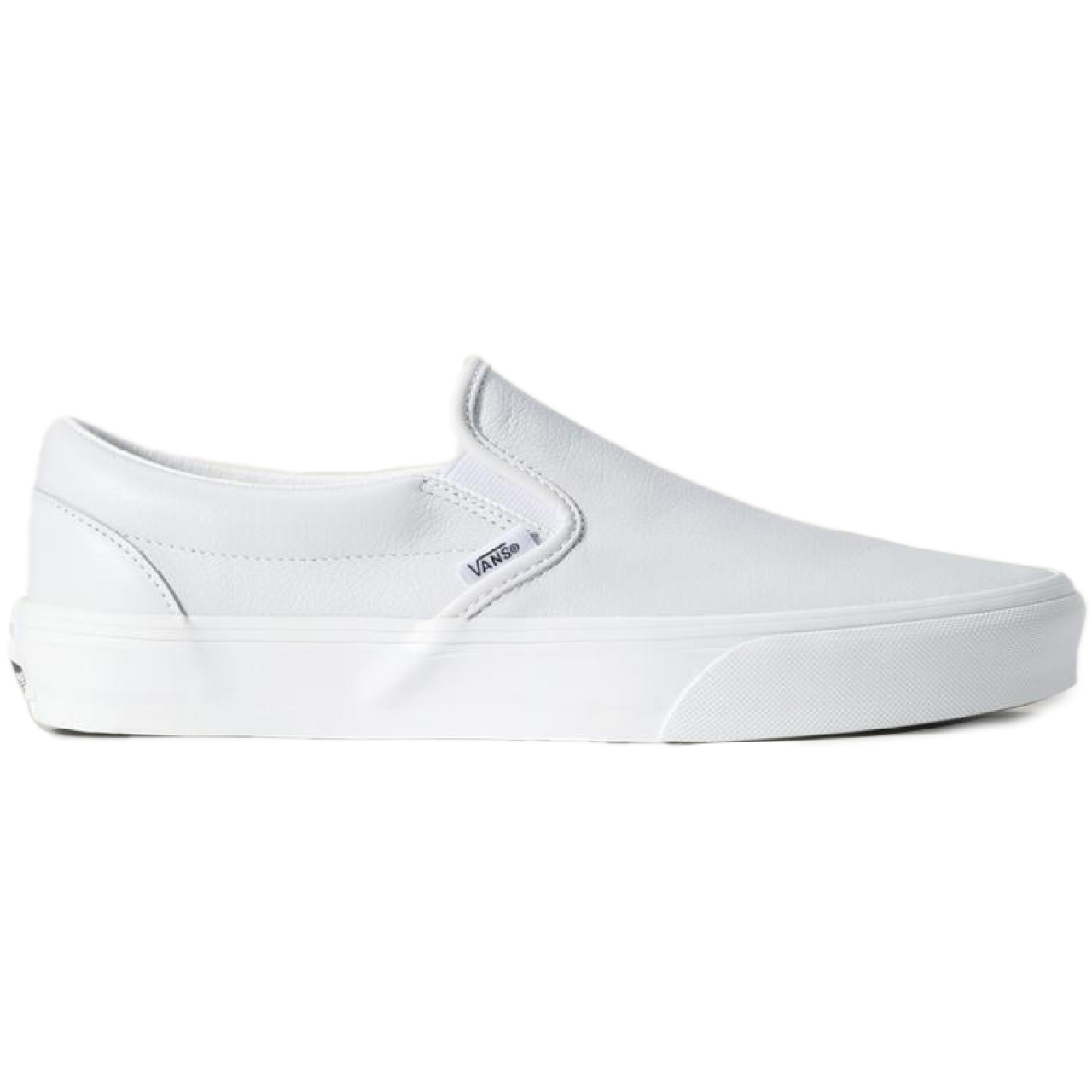 VANS CLASSIC SLIP-ON LEATHER TRUE WHITE