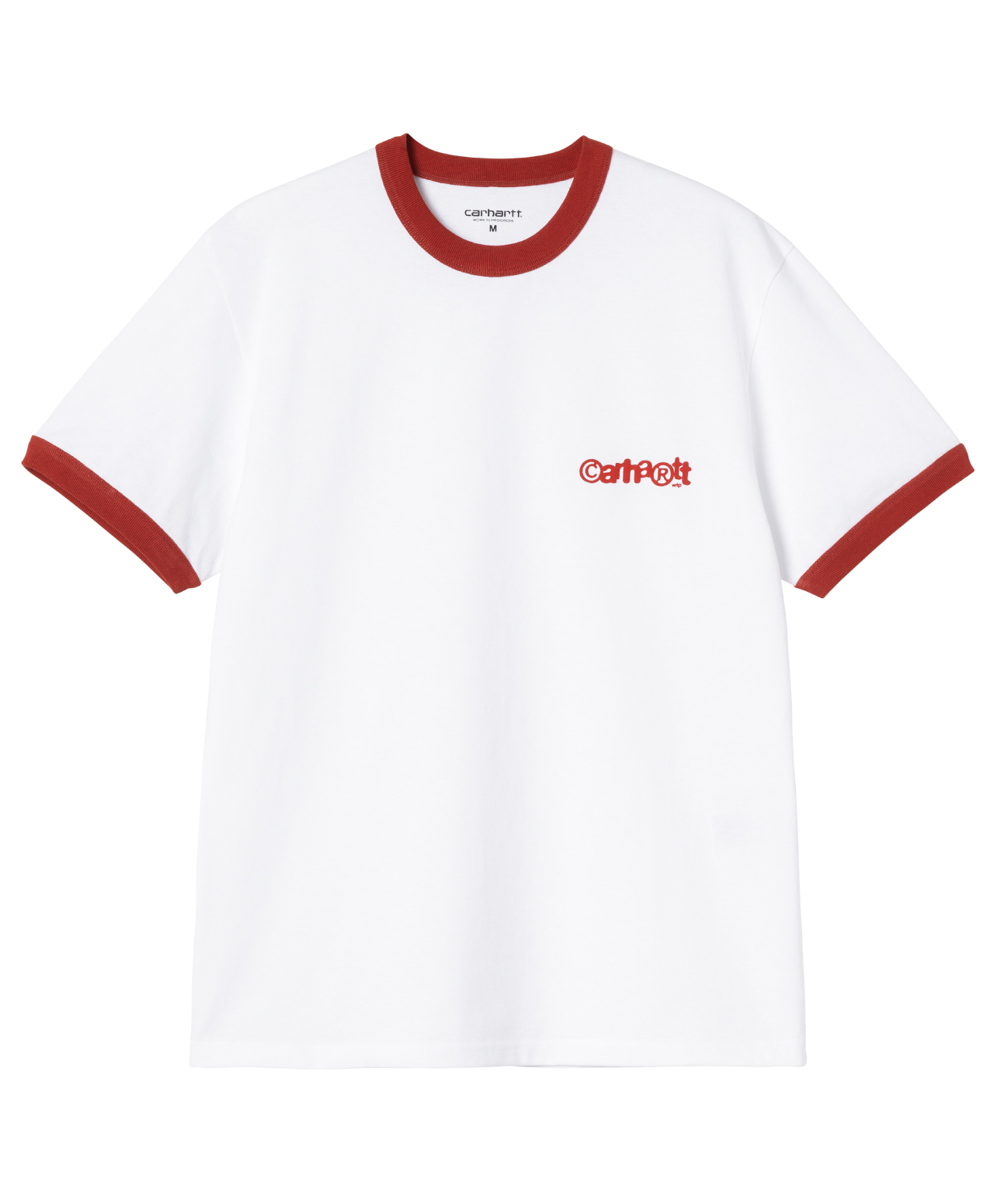 CARHARTT WIP IP RINGER TEE WHITE/RED