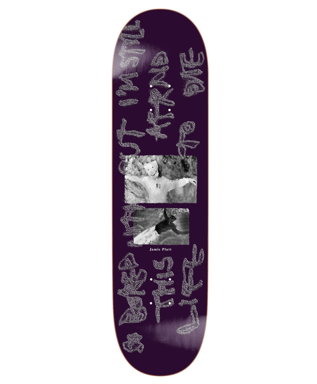 POLAR SO BORED - JAMIE PLATT SKATE DECK 8.25 PURPLE