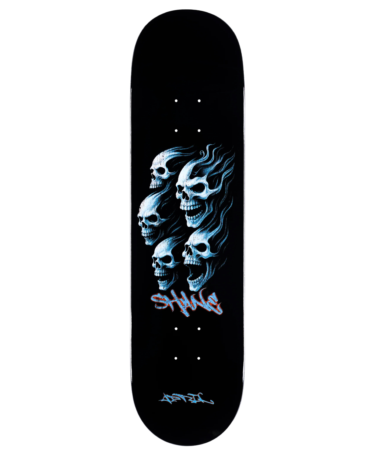 APRIL SKATEBOARDS SHANE O NEILL DEAD SKATE DECK 8.125 BLACK DIP