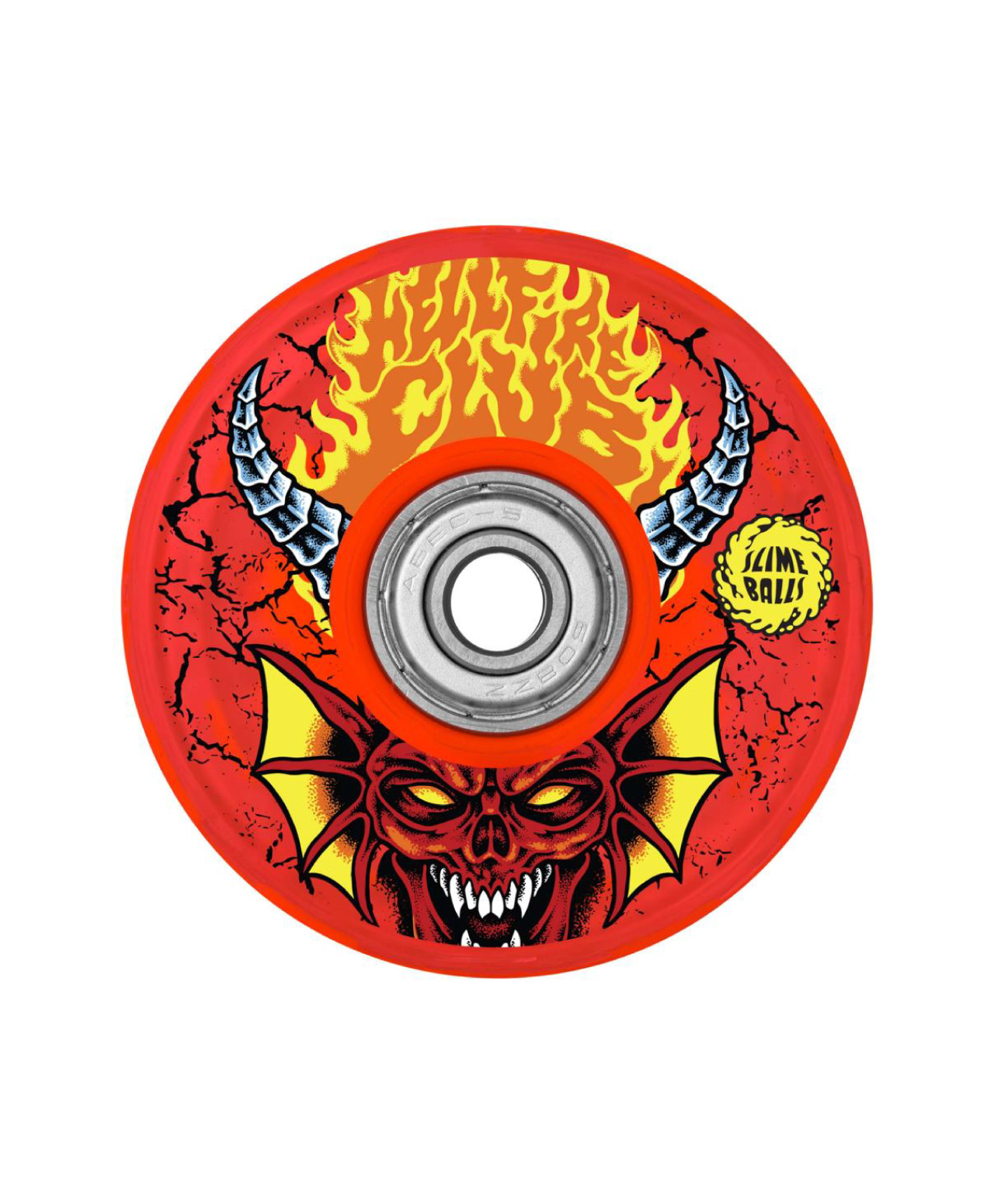 SLIME BALLS STRANGER THINGS HELLFIRE 66MM WHEELS RED