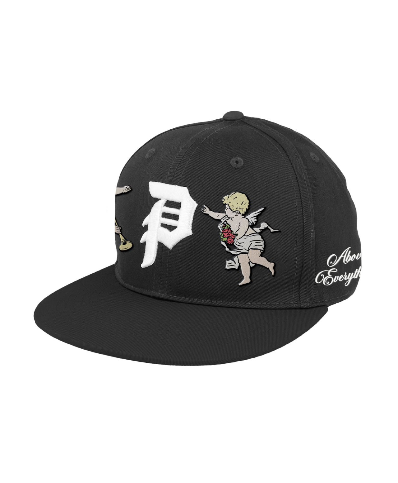 PRIMITIVE VALENTINES DAY TRIUMPH A-FRAME SNAPBACK BLACK