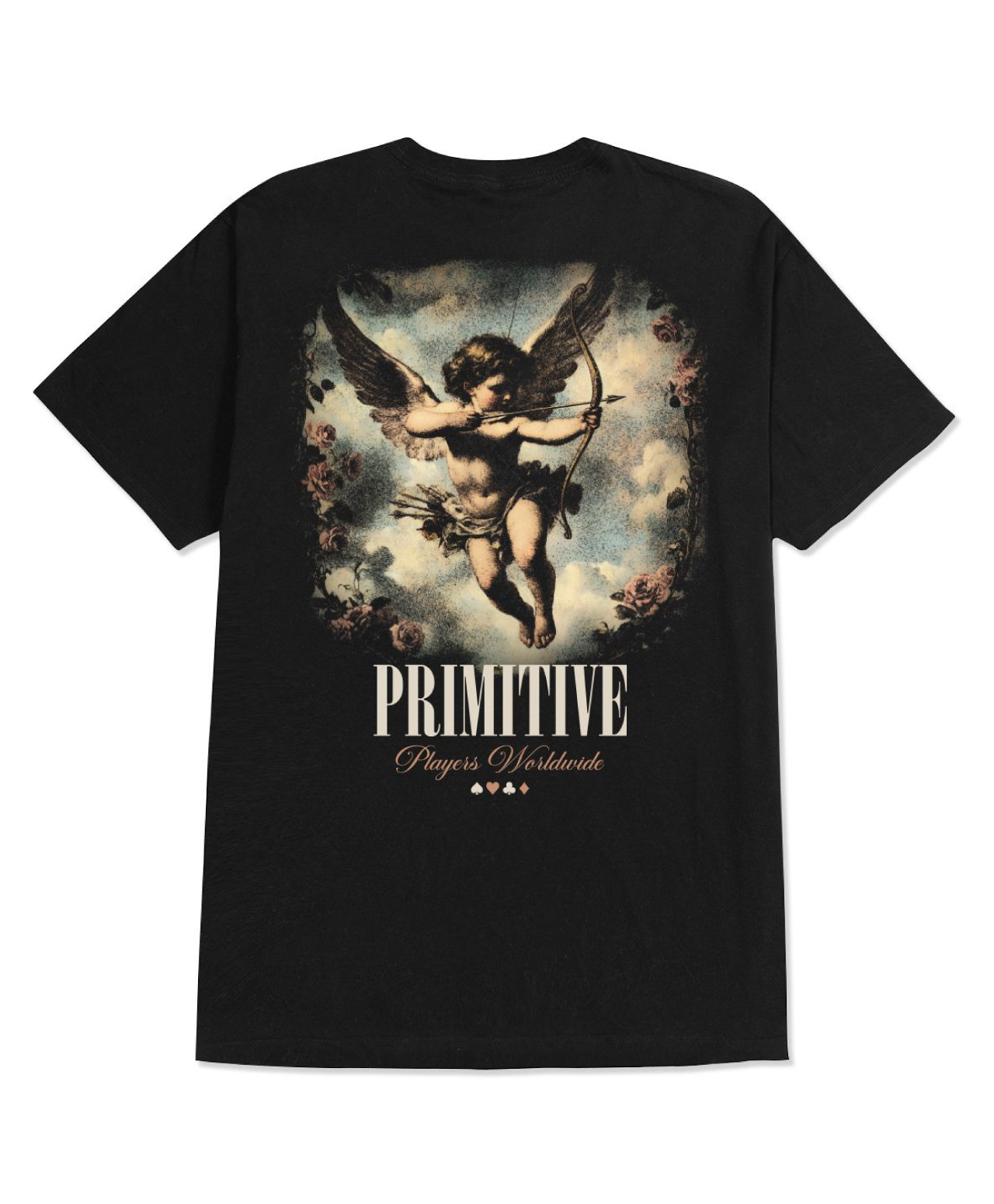 PRIMITIVE VALENTINES DAY PLAYERS HEAVYWEIGHT TEE BLACK