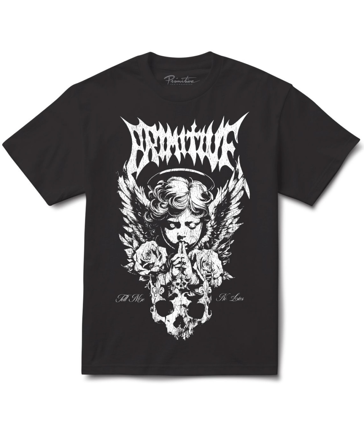 PRIMITIVE VALENTINES DAY THINKER HEAVYWEIGHT TEE BLACK