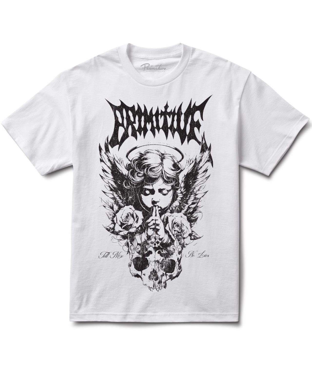 PRIMITIVE VALENTINES DAY THINKER HEAVYWEIGHT TEE WHITE
