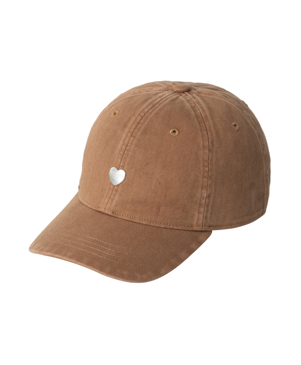 CARHARTT WIP HEART METAL CAP HAMILTON BROWN/SILVER