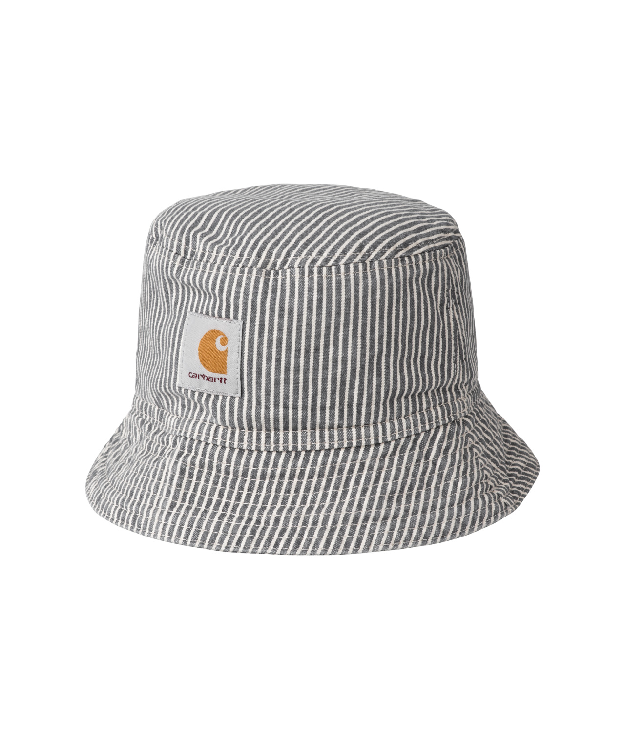 CARHARTT WIP MERCER STRIPE BUCKET HAT GRAPHITE STONE WASHED