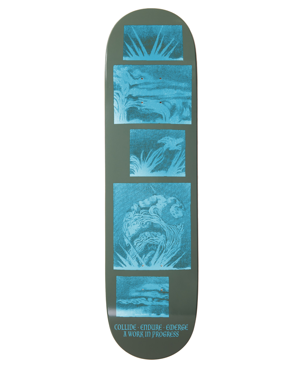 CARHARTT WIP EMERGE BOARD SKATE DECK 8.25 BLUE