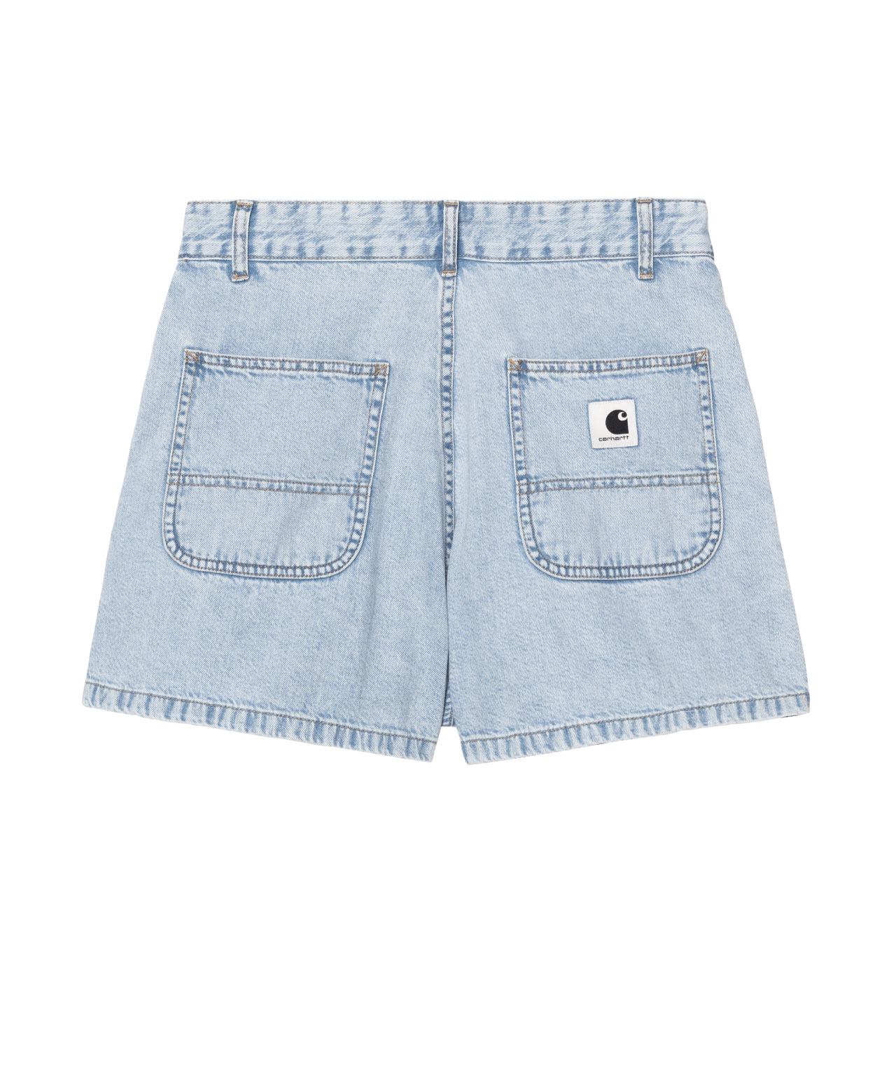 CARHARTT WIP WOMENS LOVA SHORT BLUE STONE BLEACHED