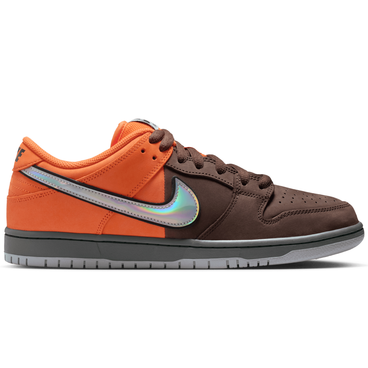 NIKE SB DUNK LOW PRO MUNI FAST PASS SAFETY ORANGE/WOLF GREY-BAROQUE BROWN