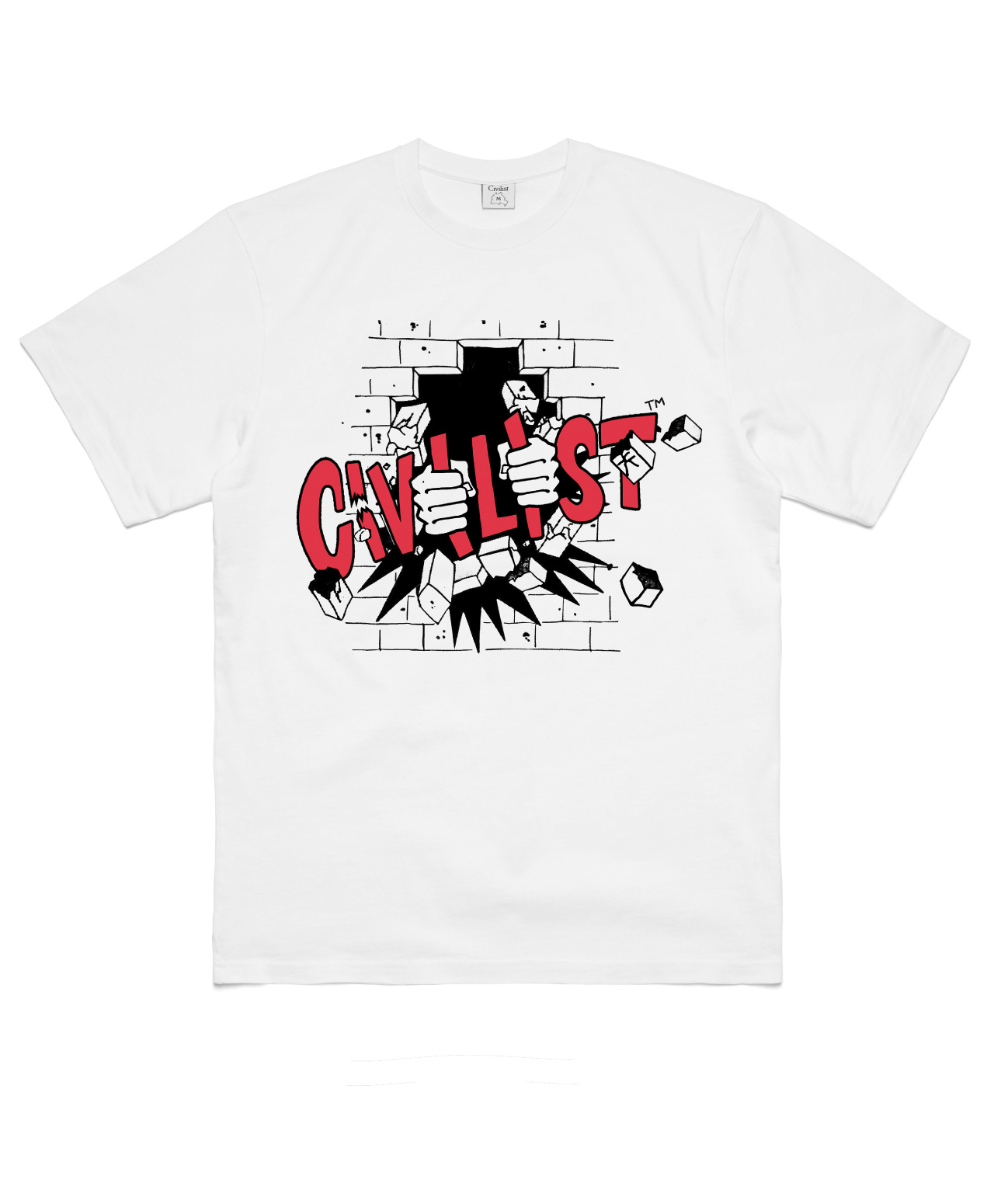 CIVILIST BREAK TEE WHITE