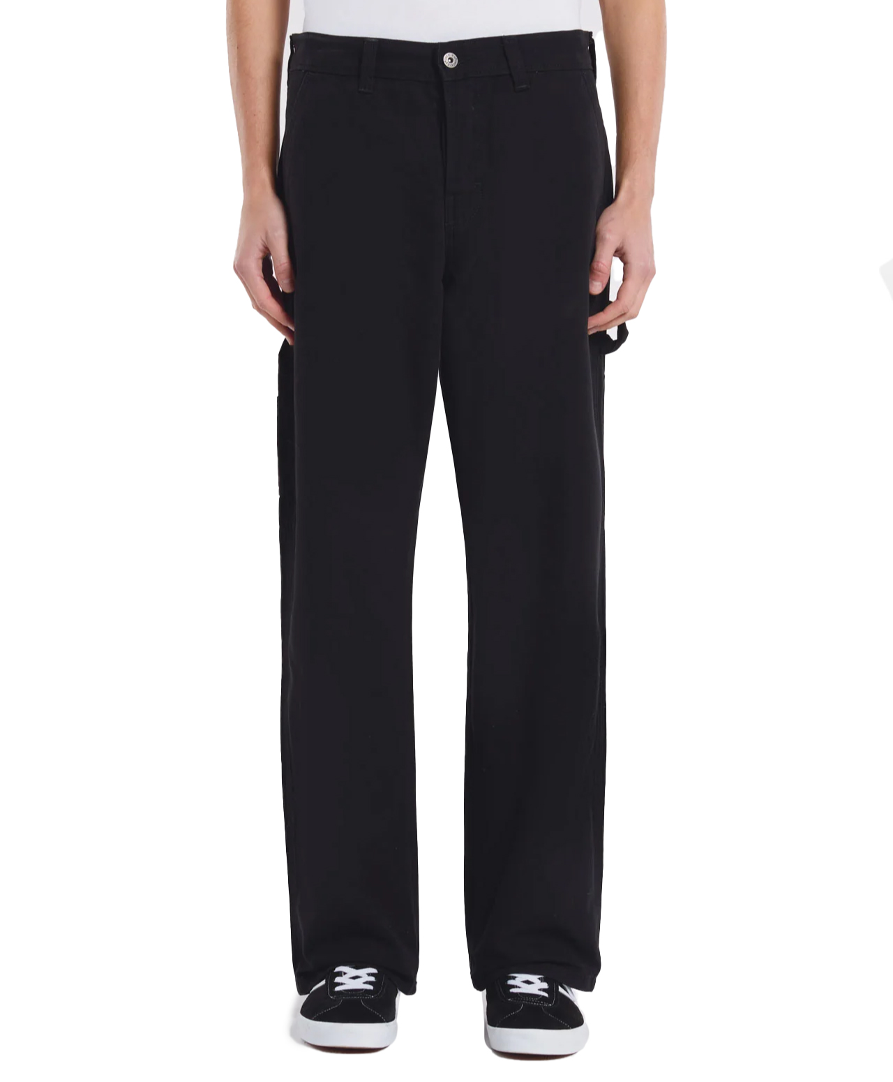 DICKIES CANVAS CARPENTER LIGHTWEIGHT PANTS BLACK