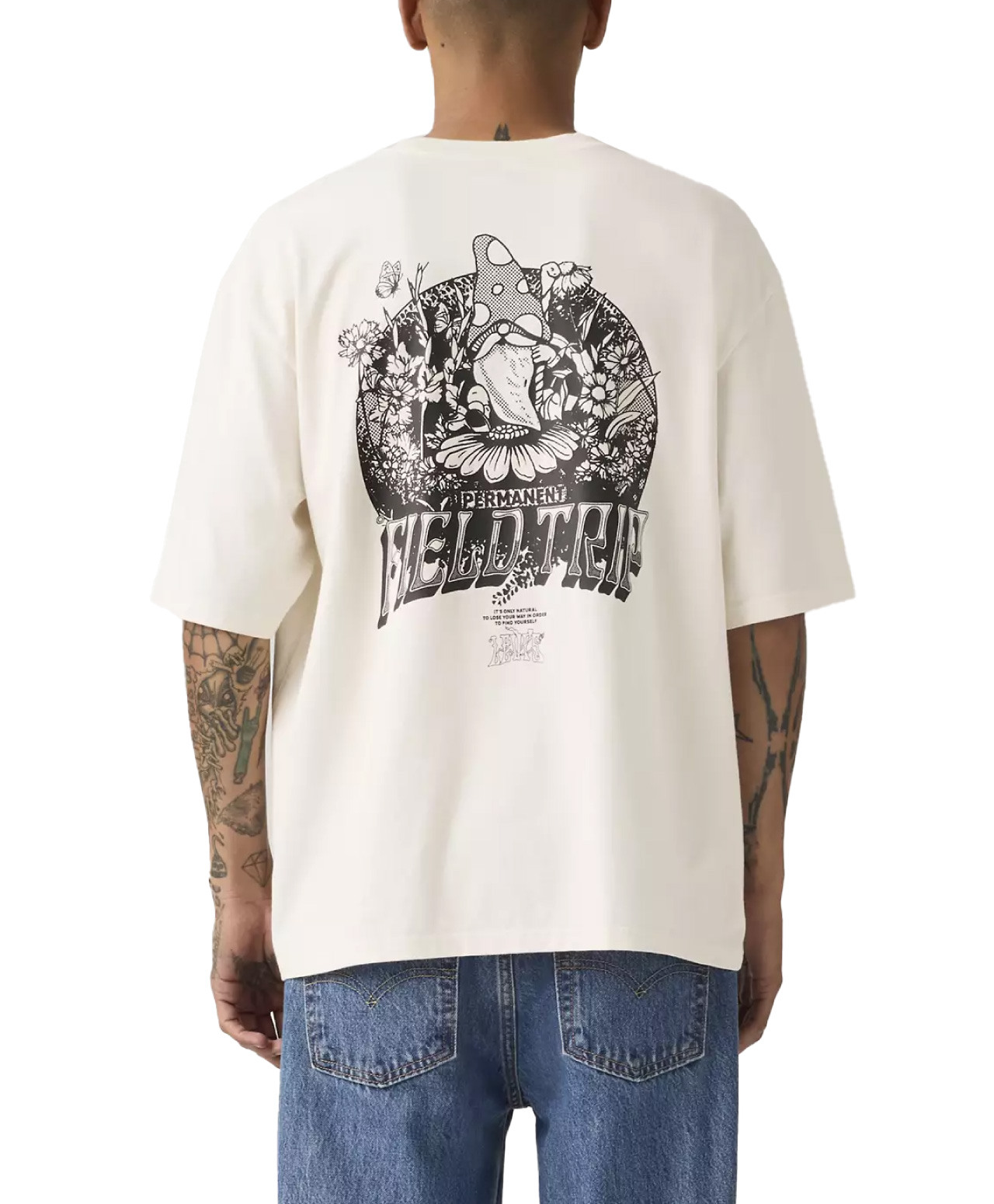 LEVIS® HALF SLEEVE TEE PERMANENT FIELD TRIP EGRET