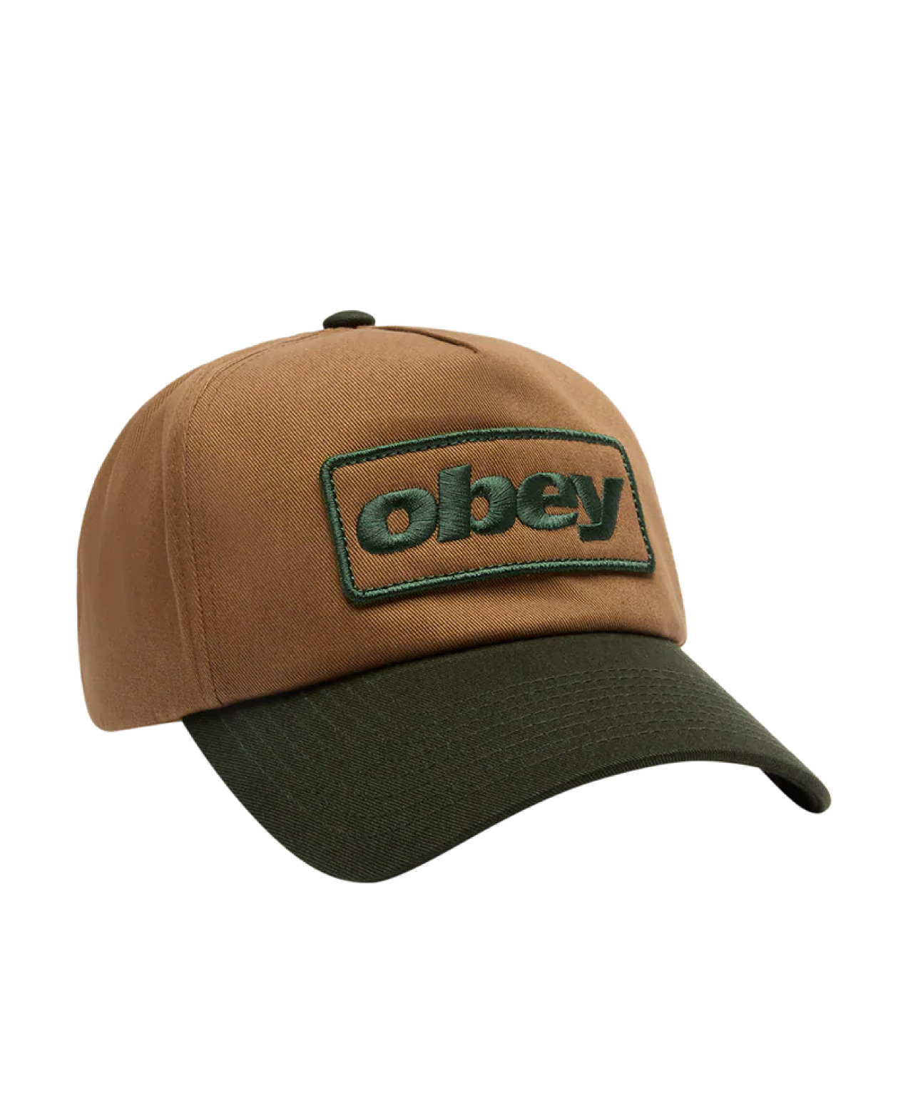 OBEY RANCH 5 PANEL SNAPBACK DEEP FOREST MULTI