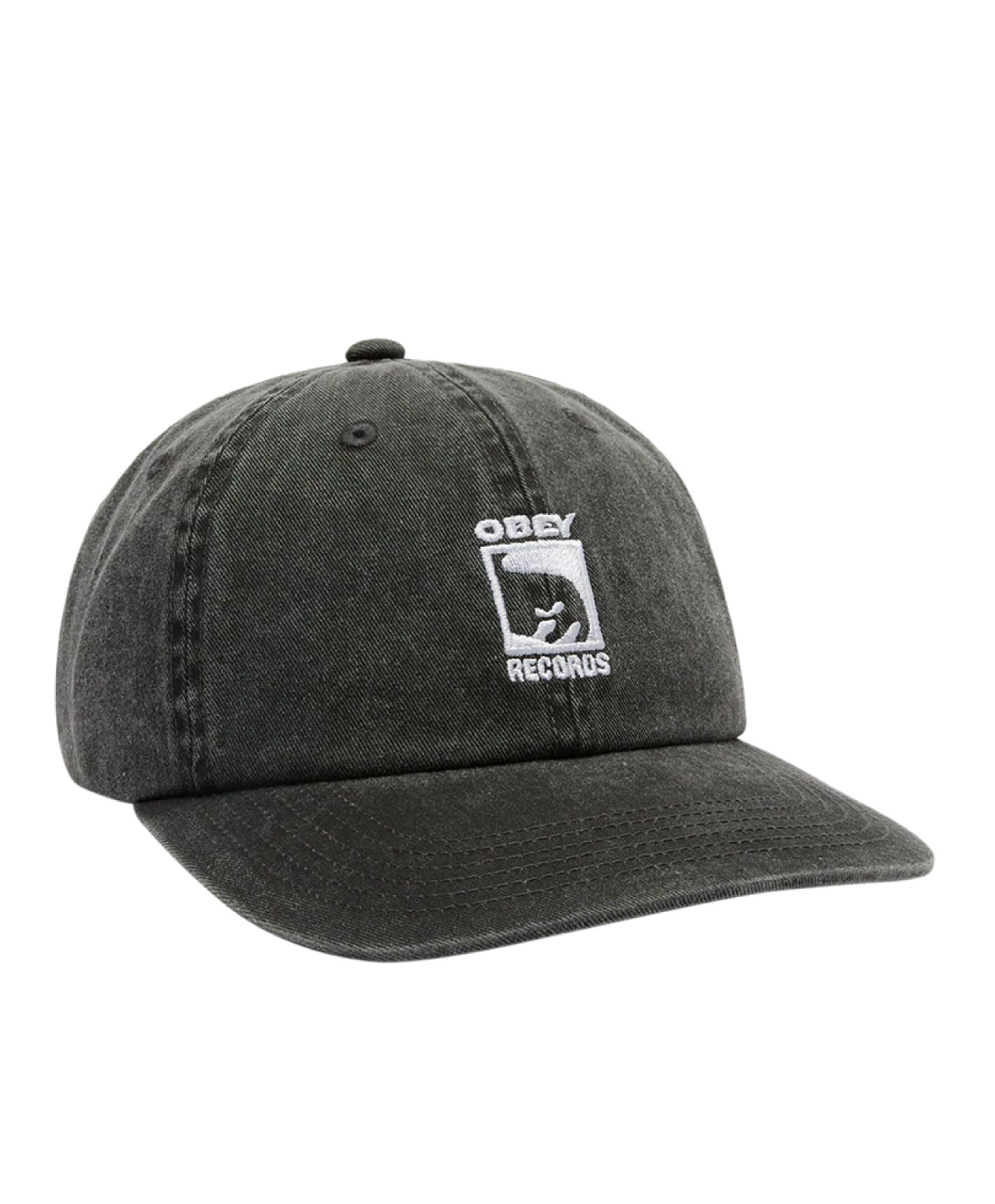 OBEY PIGMENT OBEY RECORDS 6 PANEL HAT VELCRO BACK