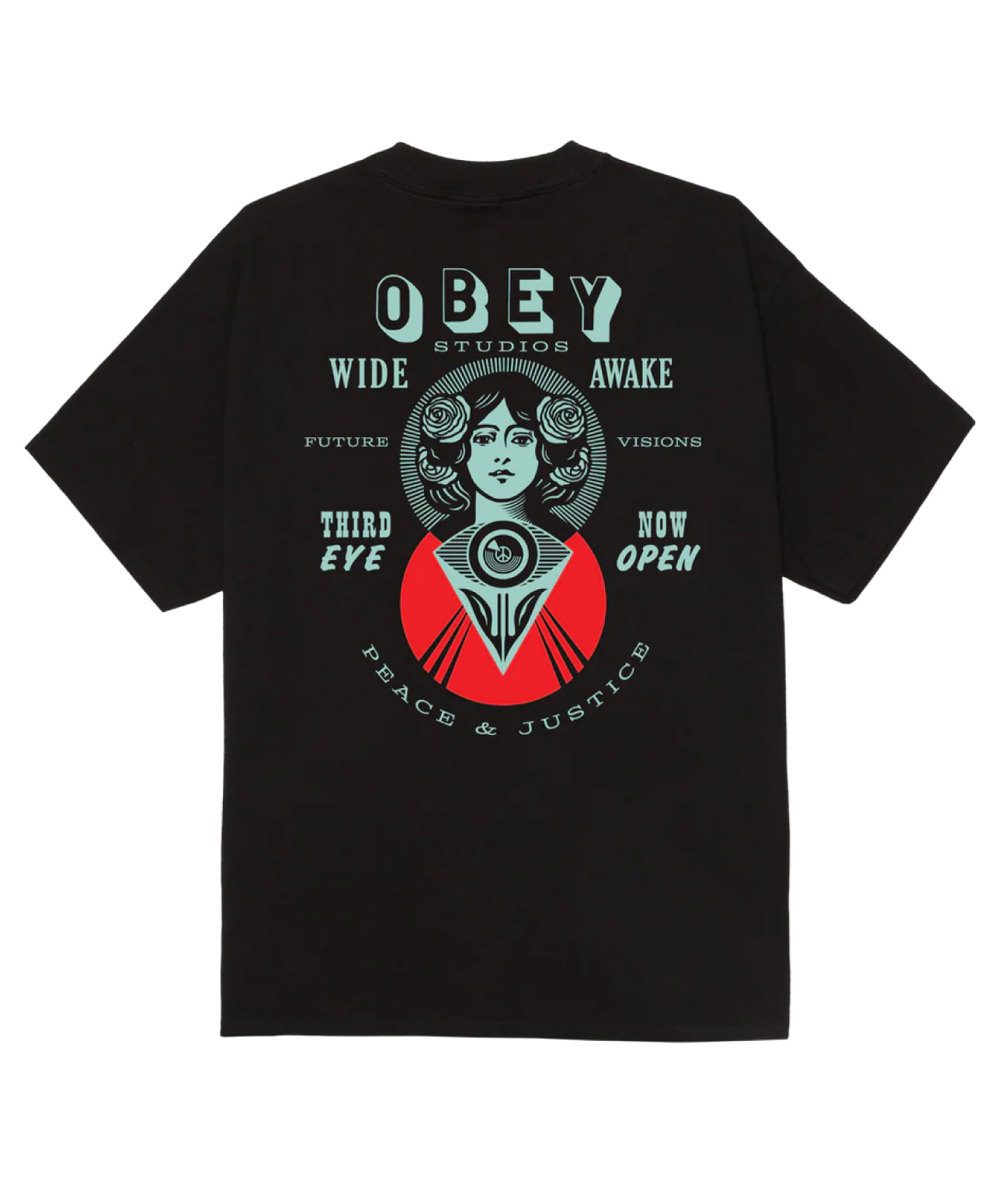OBEY MAKE ART THIRD EYE TEE BLACK