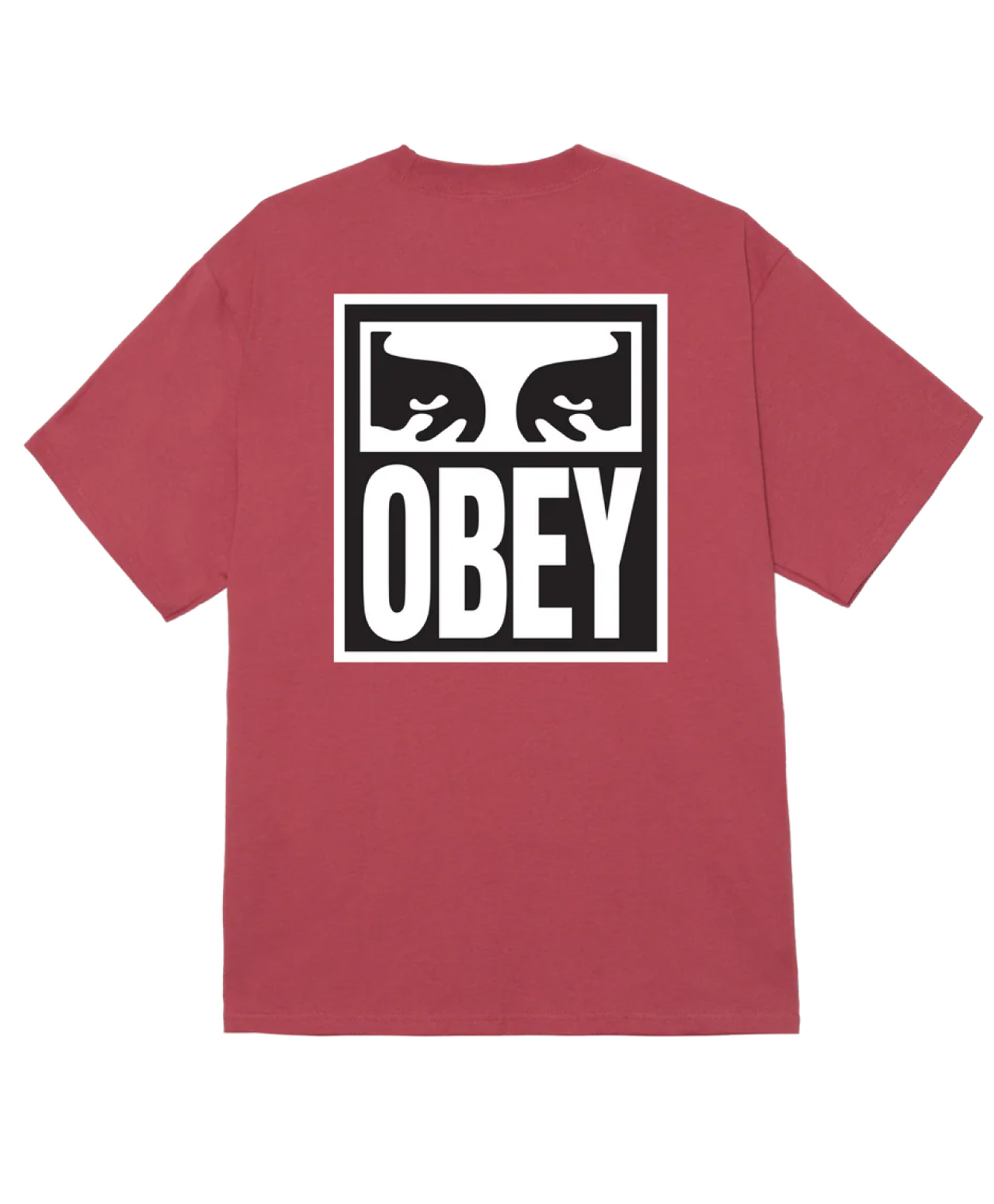 OBEY EYES ICON II TEE MINERAL RED