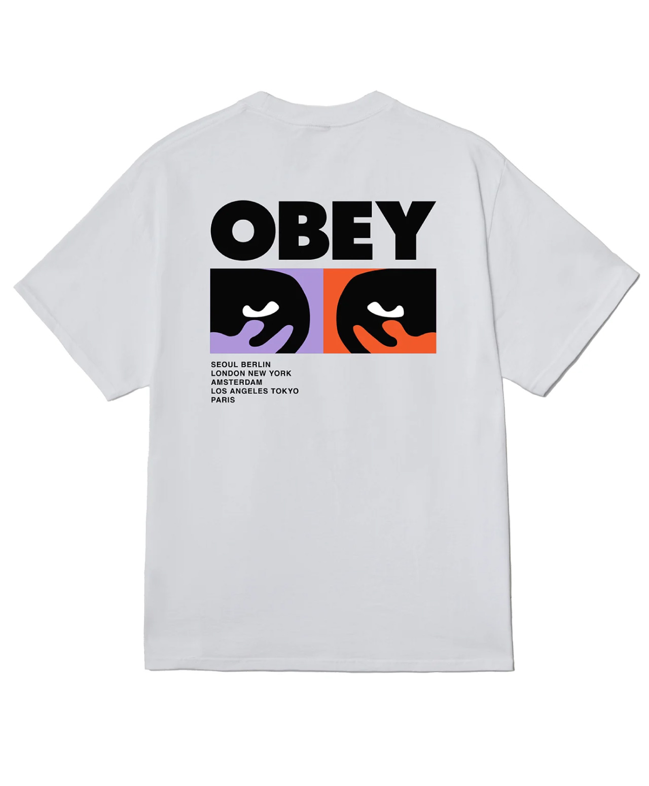 OBEY ALWAYS WATCHING TEE WHITE