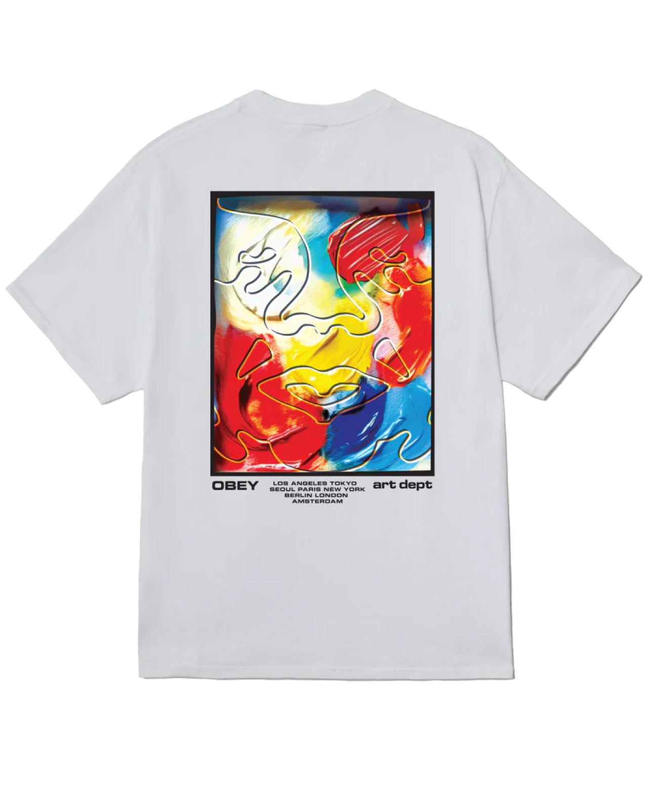 OBEY ART DEPARTMENT TEE WHITE