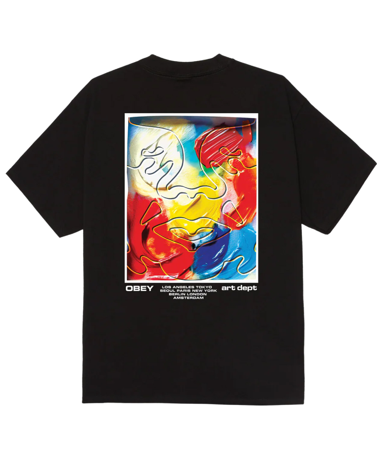 OBEY ART DEPARTMENT TEE BLACK