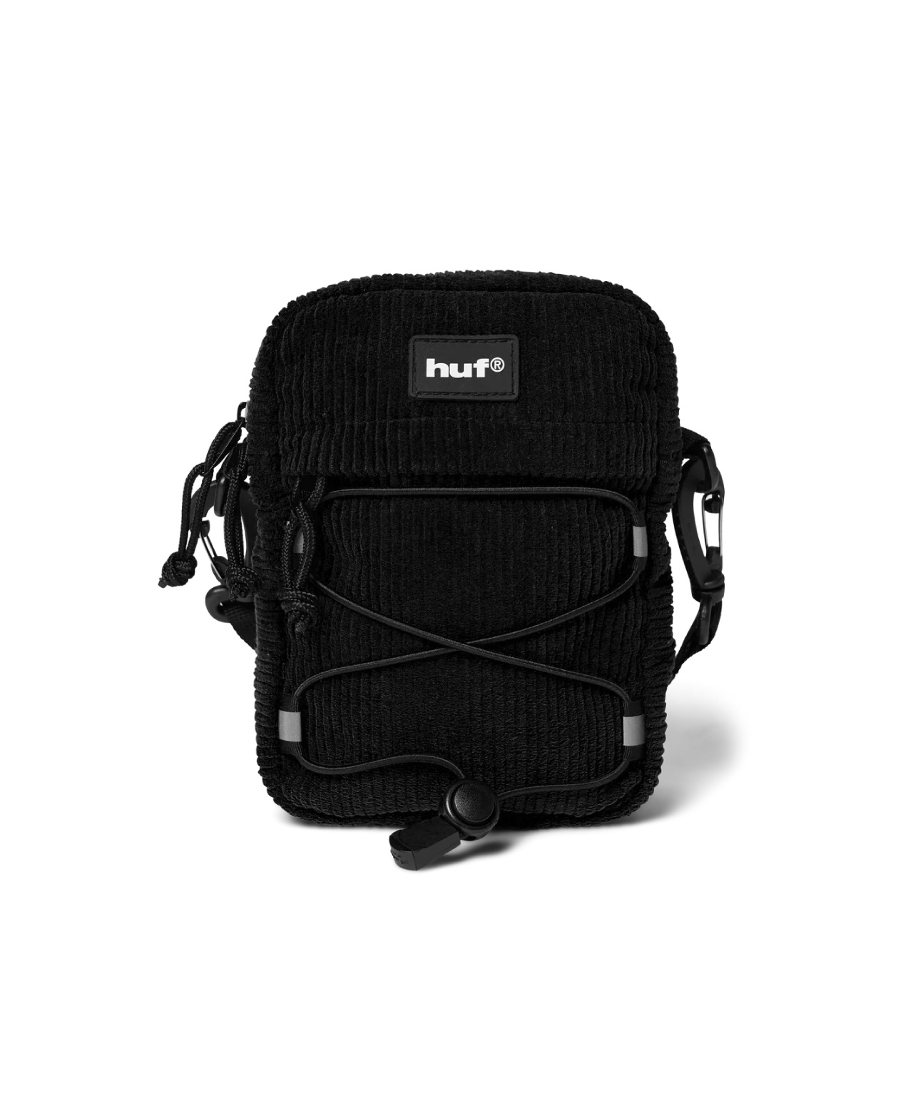 HUF CORDUROY BOWERY SIDE BAG BLACK
